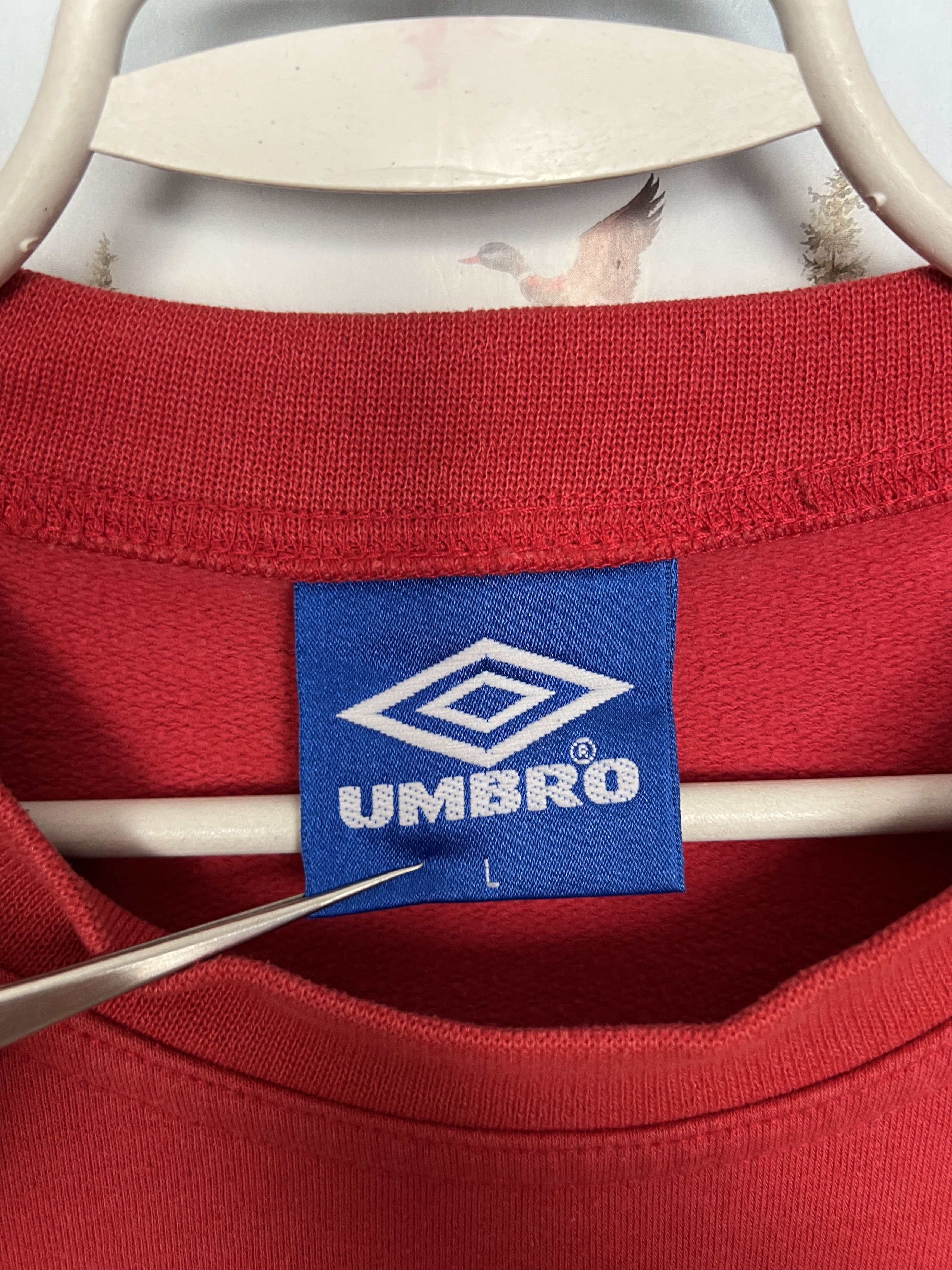 Umbro Vintage Sevilla Football Sweatshirt Red Soccer Crewneck Size US L / EU 52-54 / 3 - 7 Thumbnail