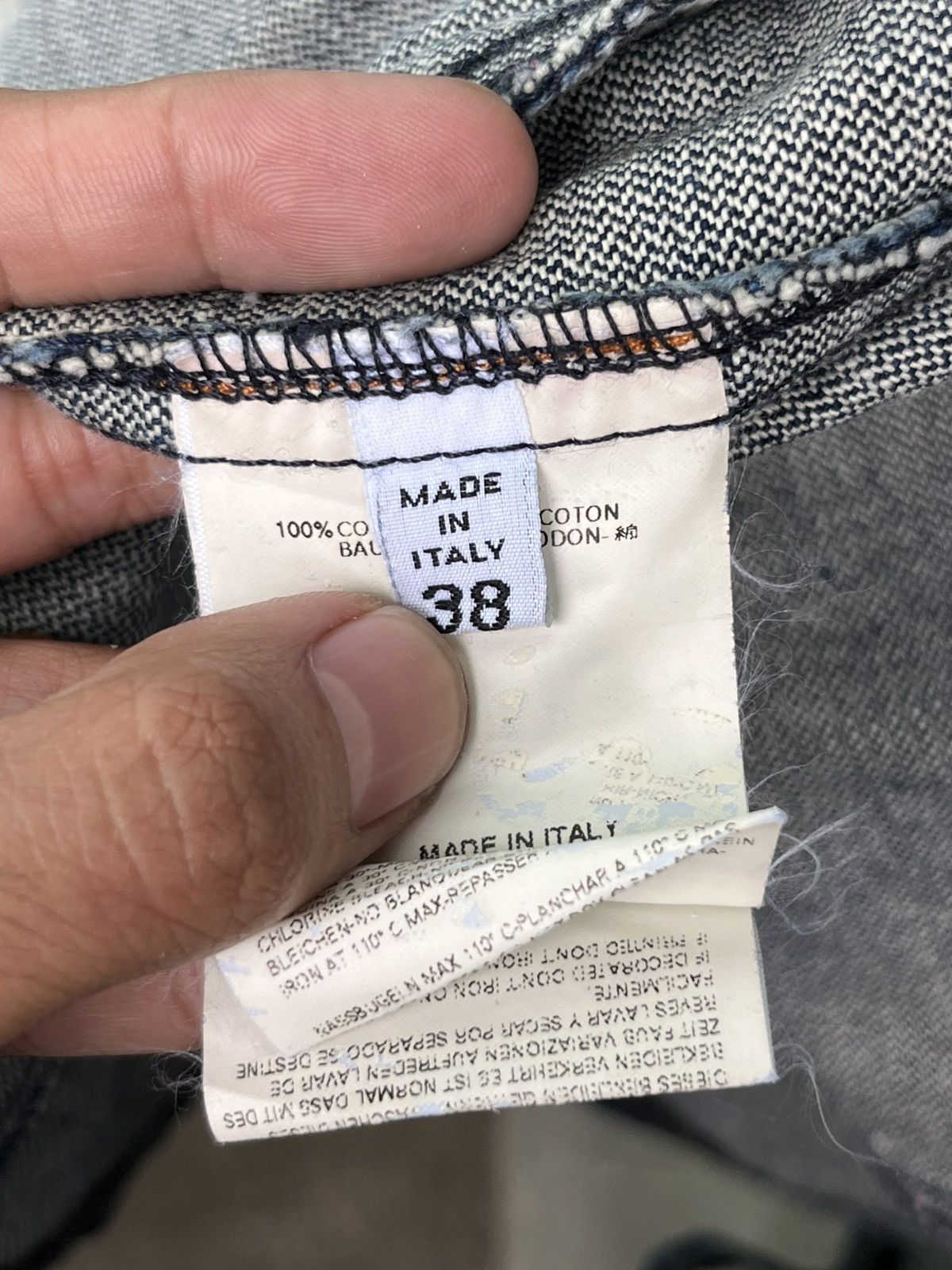 Maison Margiela Line 10 Denim Moto Jacket Size XS / US 0-2 / IT 36-38 - 9 Thumbnail