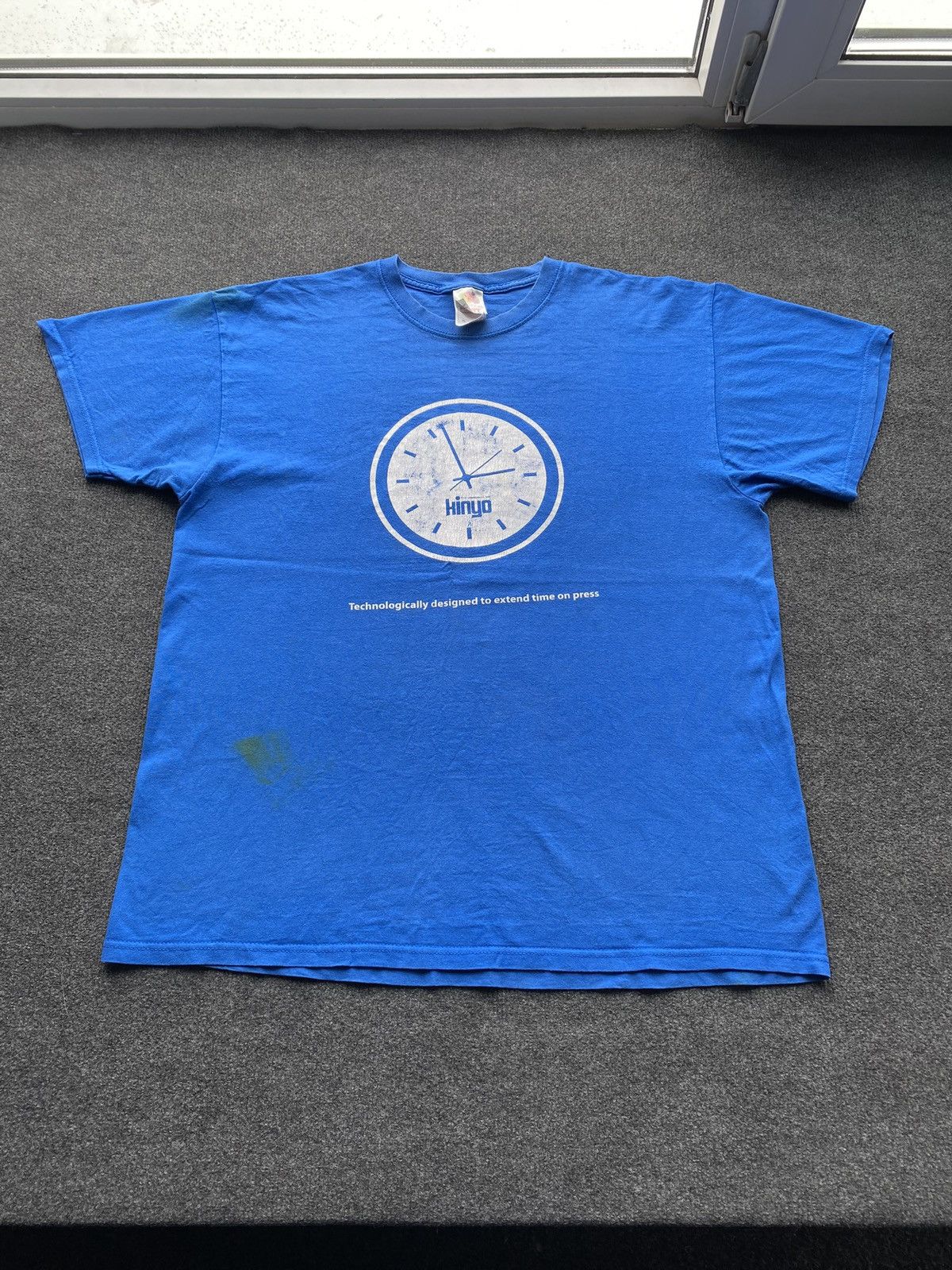 Other 🔥90s Kinyo Japanese Company Blue Faded tee rare Size US XL / EU 56 / 4 - 1 Thumbnail