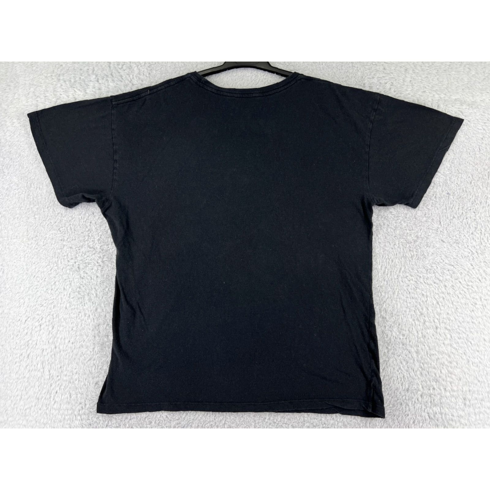 Vintage Rolling Stones Shirt Women's Medium Black Cropped Short Sleeve Crew Neck Rock Music 80s Womens Size M / US 6-8 / IT 42-44 - 2 Thumbnail