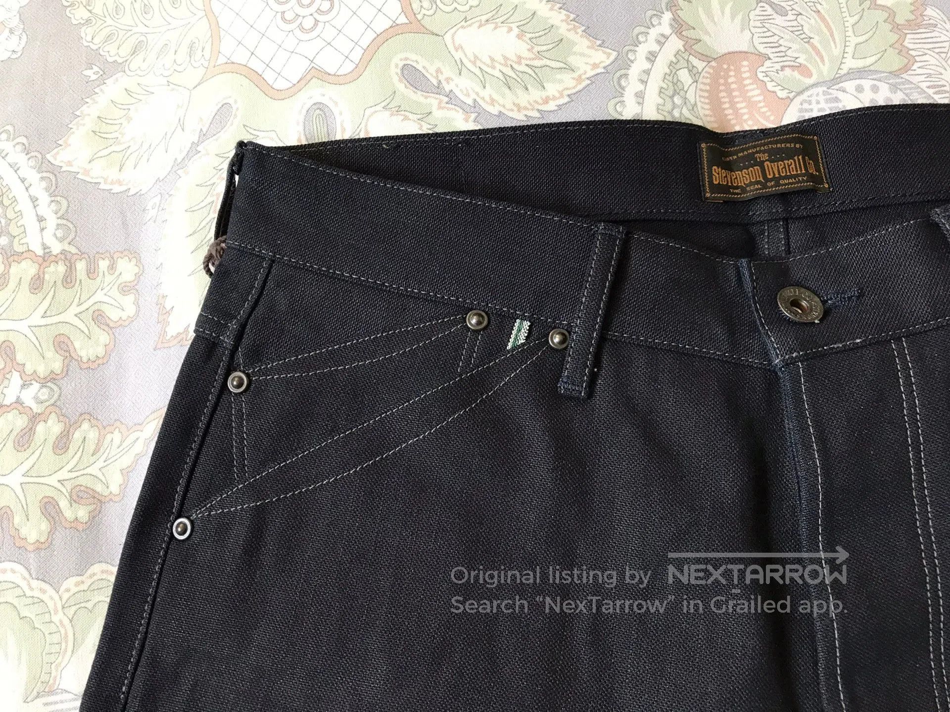 Visvim Stevenson Overall 380 Indigo Canvas Pants. Size US 29 - 6 Thumbnail
