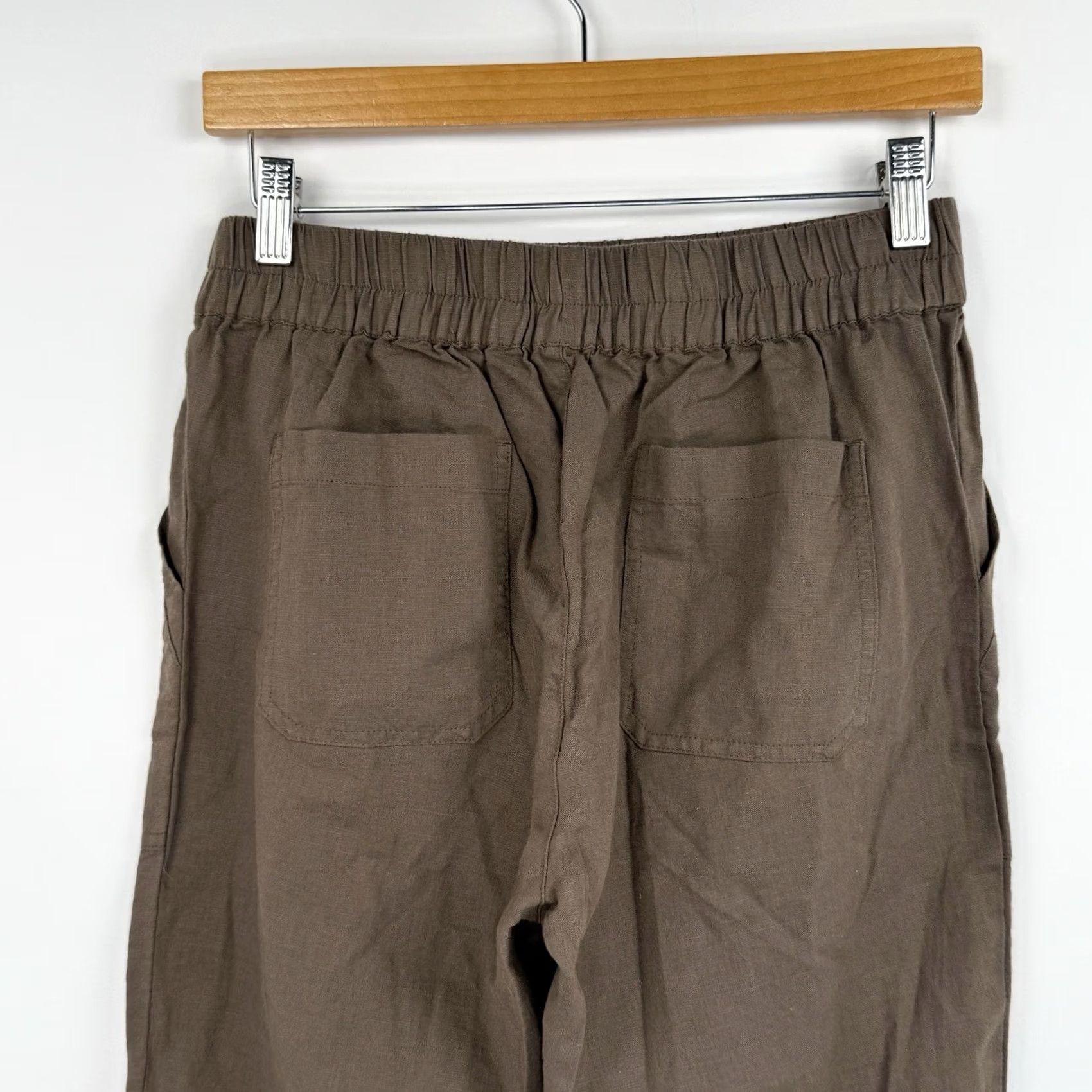 Vintage Pact Pants Brown Organic Cotton Hemp Pull On Straight Leg Womens Small Casual Size 28" / US 6 / IT 42 - 6 Thumbnail