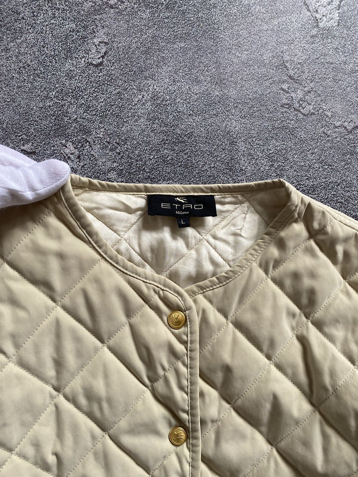 Etro Etro Women’s Quilted Silk Jacket L size Size L / US 10 / IT 46 - 4 Thumbnail