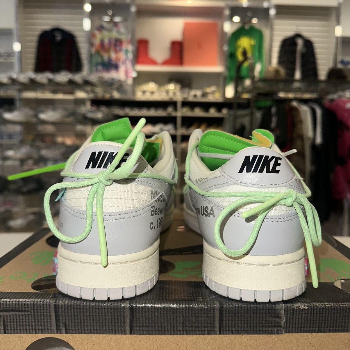 Nike × Off-White Size 10.5 - Nike Dunk Low x Off-White Lot 07 of 50 2021 Size US 10.5 / EU 43-44 - 4 Thumbnail