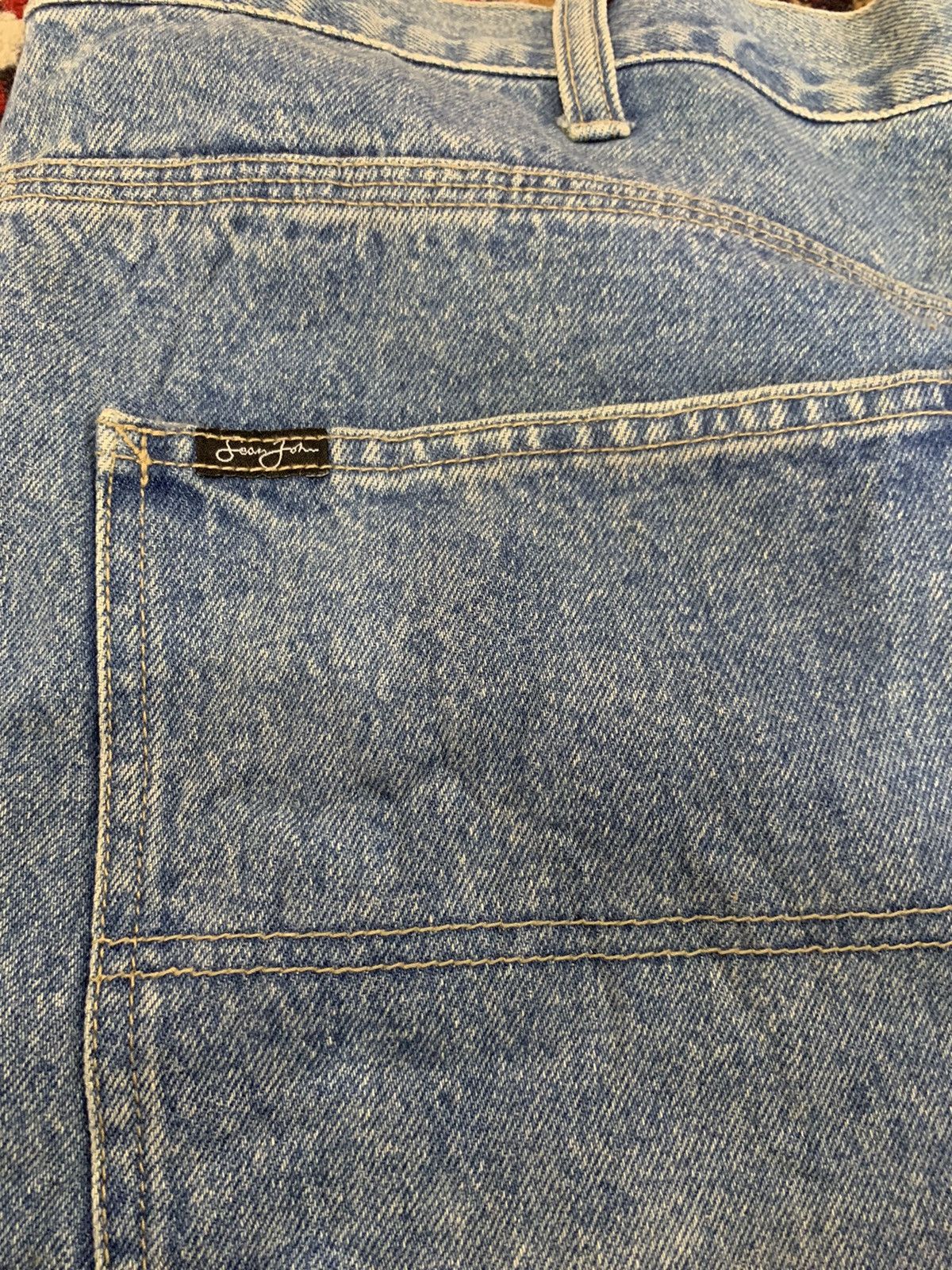JNCO × Sean John Vintage SEAN JOHN Carpenter Double Knee Baggy Denim Size US 42 / EU 58 - 3 Thumbnail