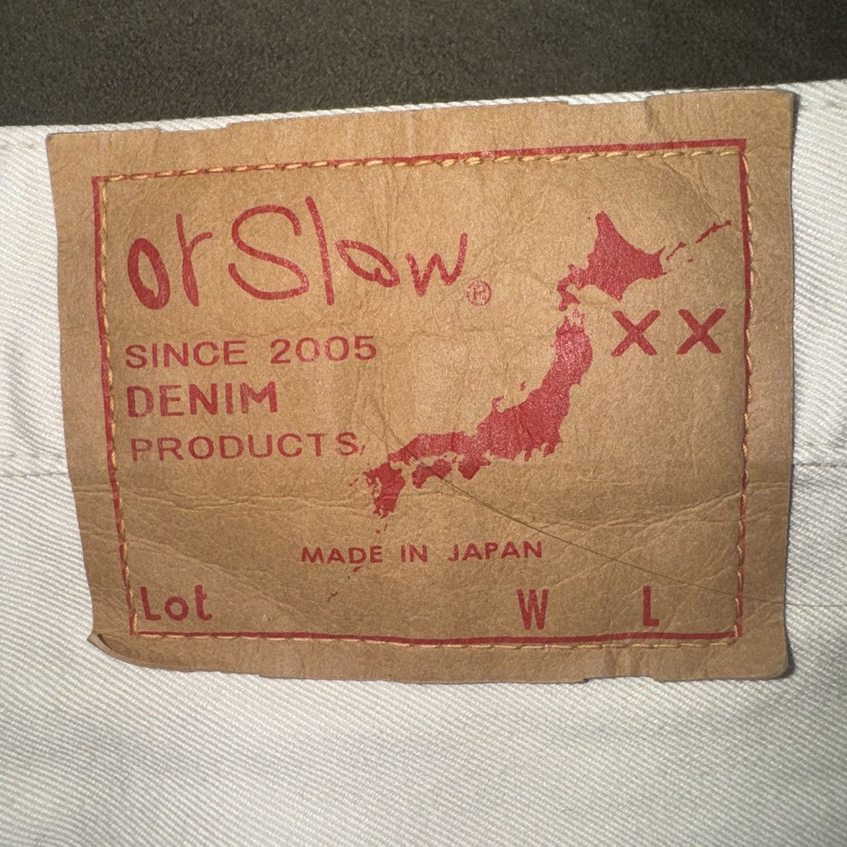 Japanese Brand × Orslow OrSlow White Straight Leg Workwear Pants Painter 29 x 24 Size 29" - 4 Thumbnail