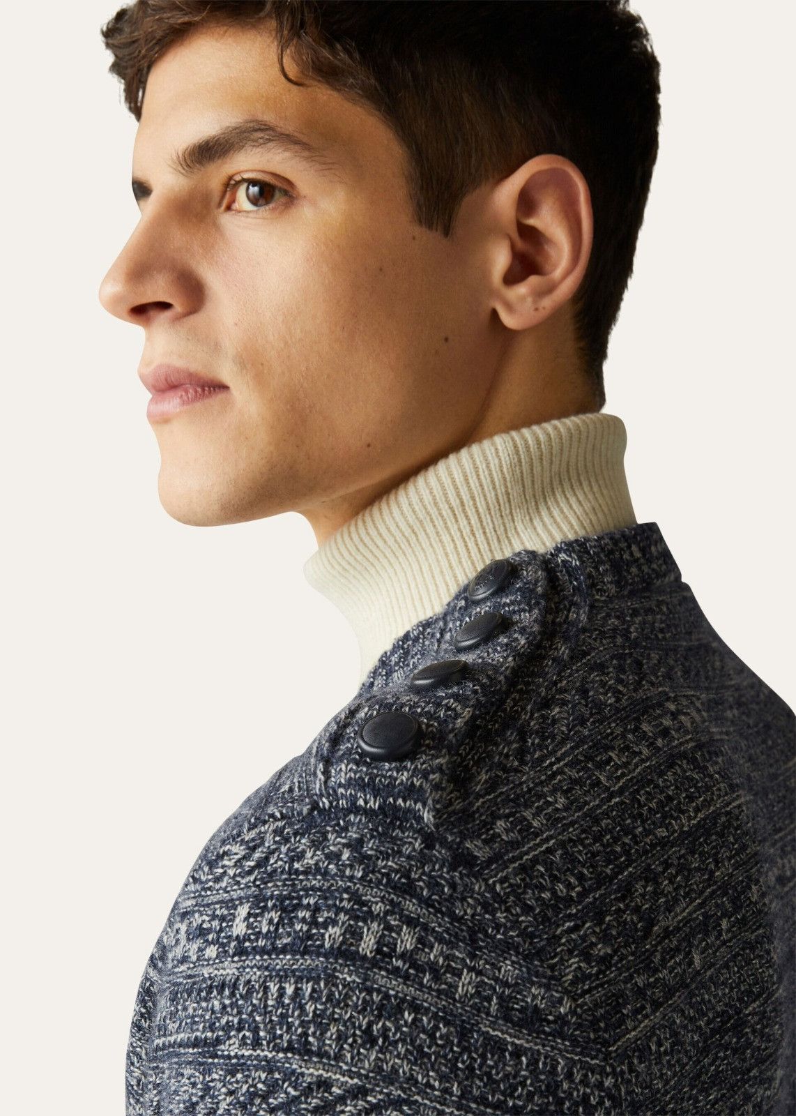 Loro Piana o1srvl11e1224 Girocollo Crewneck Cashmere Sweater in Grey Size US XL / EU 56 / 4 - 6 Thumbnail