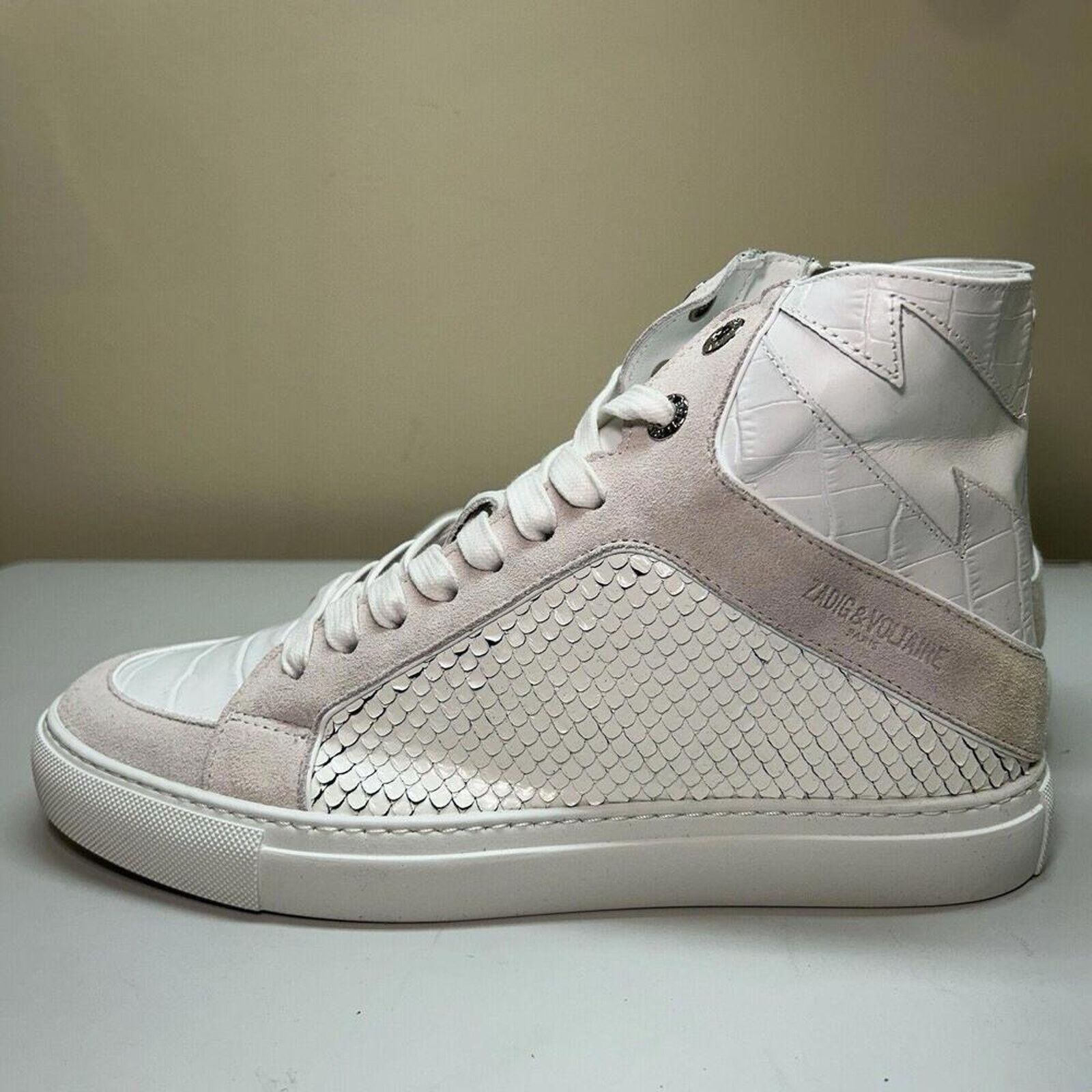 Zadig & Voltaire ZADIG & VOLTAIRE Zv1747 High Flash Keith Sneakers EU 38 Size US 8 / IT 38 - 9 Thumbnail