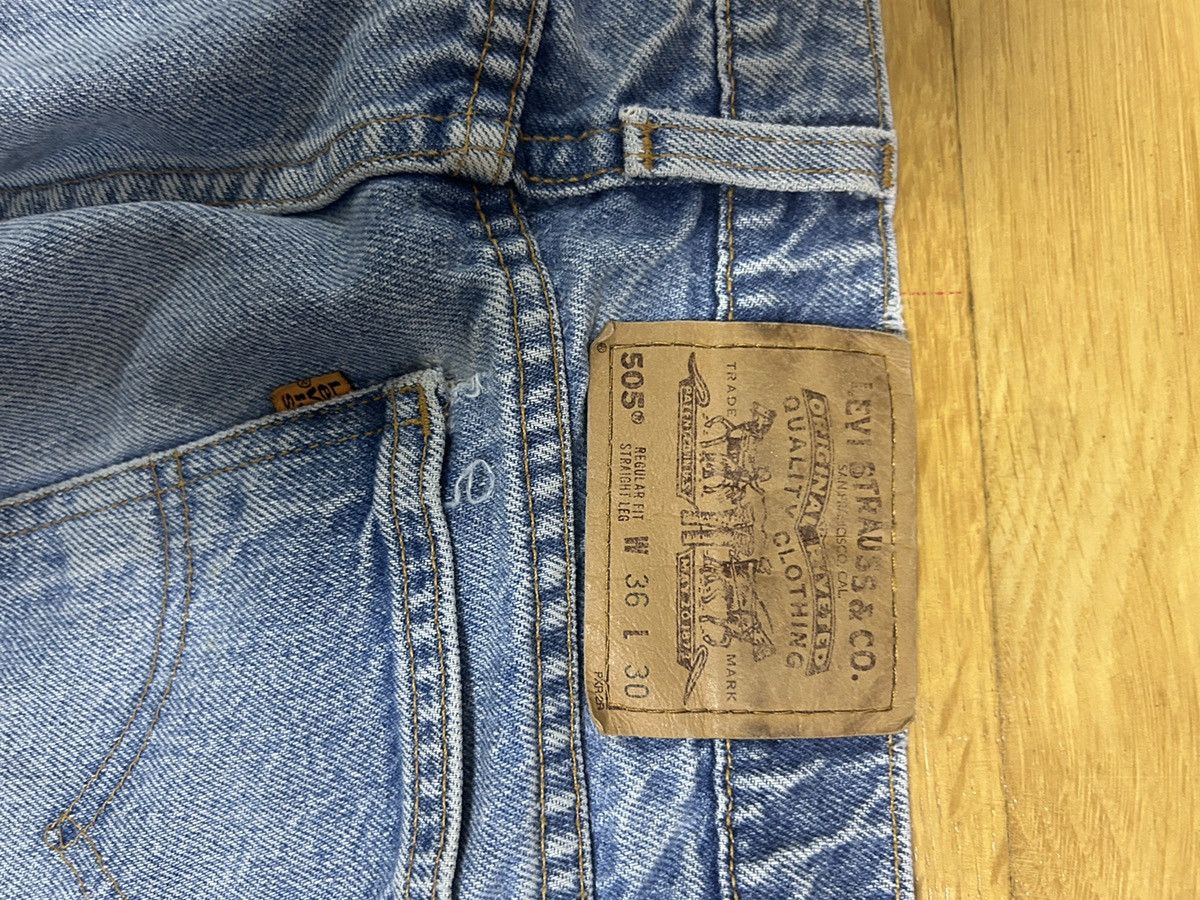 Levi's Vintage Levis 505 Orange Tab Size US 34 / EU 50 - 9 Thumbnail