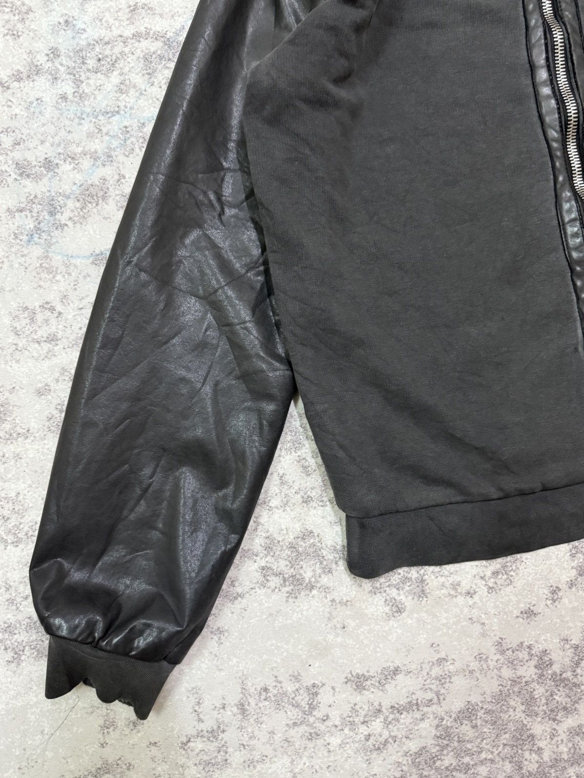 Dsquared2 Ds Quared 2 Horror Hcokey Sleeve Leather Bomber Jacket Size US M / EU 48-50 / 2 - 4 Thumbnail