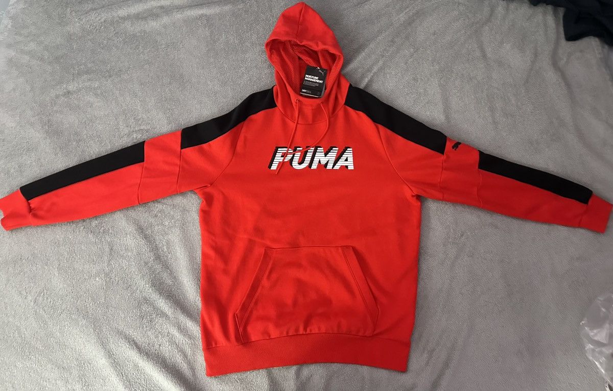Puma Red puma sports hoodie Size US L / EU 52-54 / 3 - 1 Thumbnail
