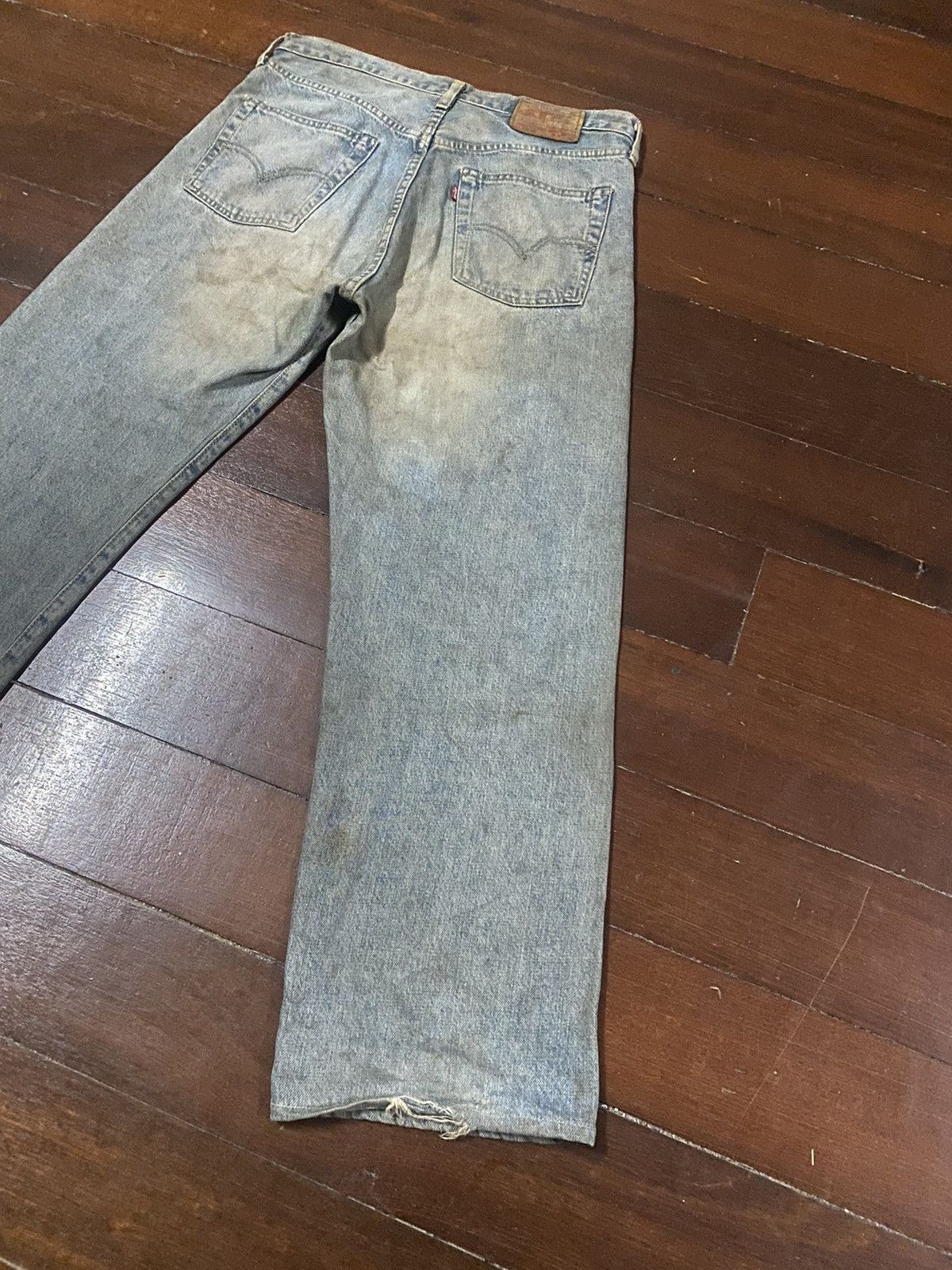 Levi's Vintage Levi’s 503B XX Big E lvc Redline Distressed 34X29 Size US 34 / EU 50 - 14 Thumbnail