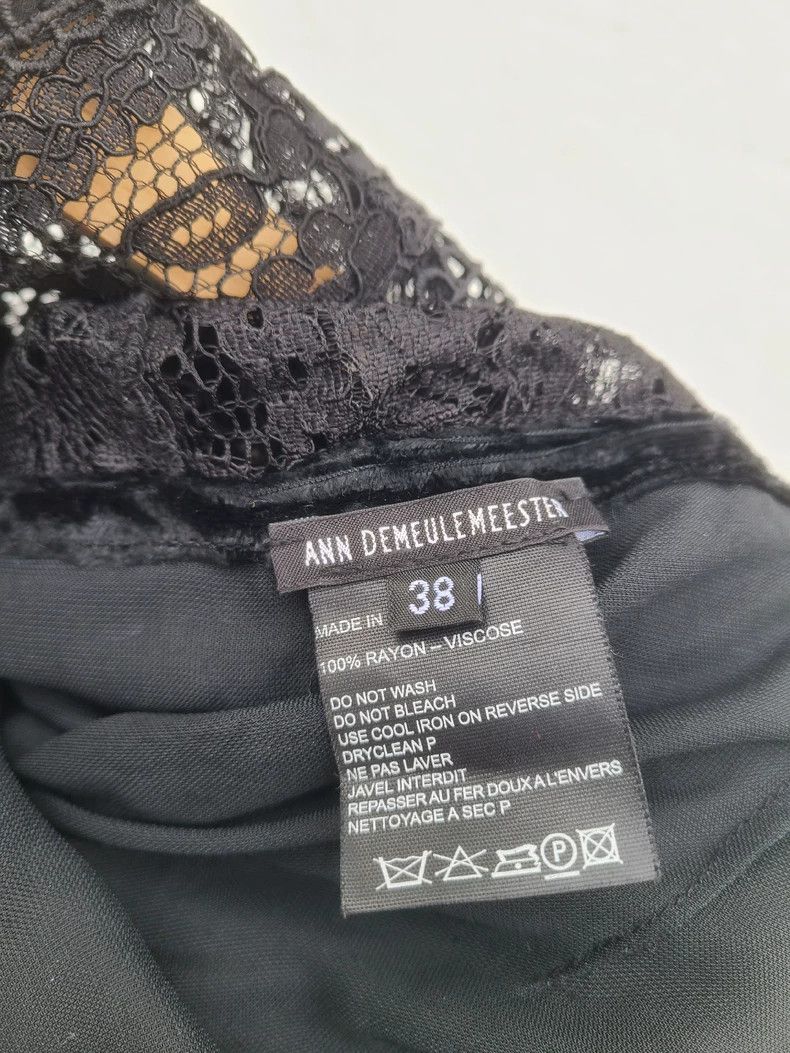 Ann Demeulemeester Ann Demeulemeester Ladies Lace Velvet Skirt Dress Size M / US 6-8 / IT 42-44 - 9 Thumbnail
