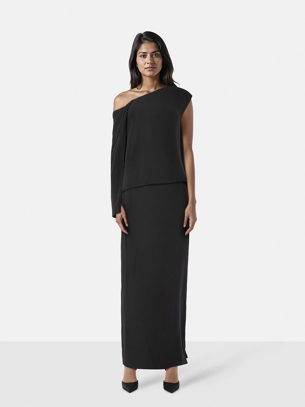 Tom Ford Black Maxi Laced Back Gown Size XS / US 0-2 / IT 36-38 - 1 Thumbnail