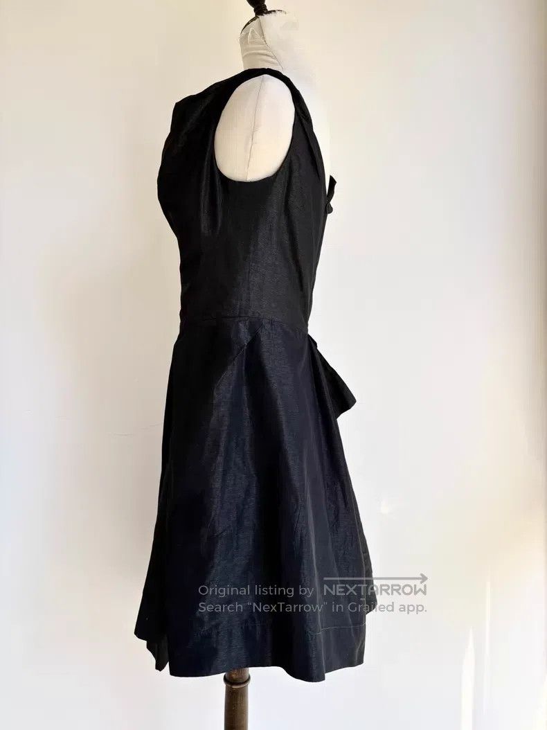 Vivienne Westwood Vivienne Westwood Black 3D Irregular Drape Collar Dress Size S / US 4 / IT 40 - 4 Thumbnail