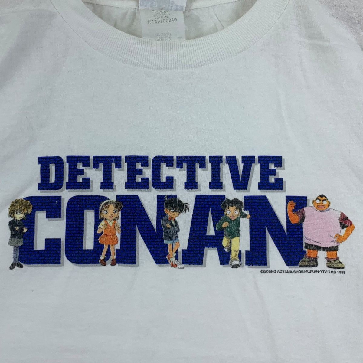 Jerzees Vintage 1998 DETECTIVE CONAN The Fourteenth Target Tee Shirt Size US XL / EU 56 / 4 - 3 Thumbnail