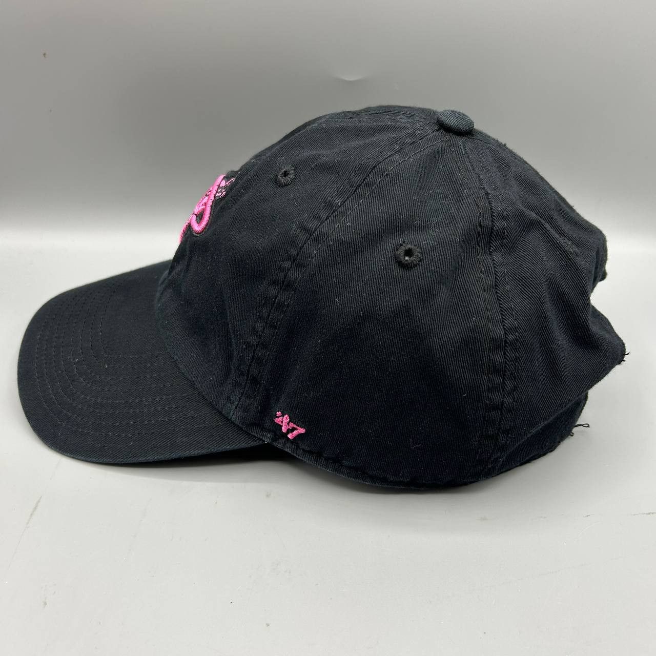 47 Brand Miami Heat Hat Men NBA Embroidered Strap Back Cap Cotton Size ONE SIZE - 4 Thumbnail
