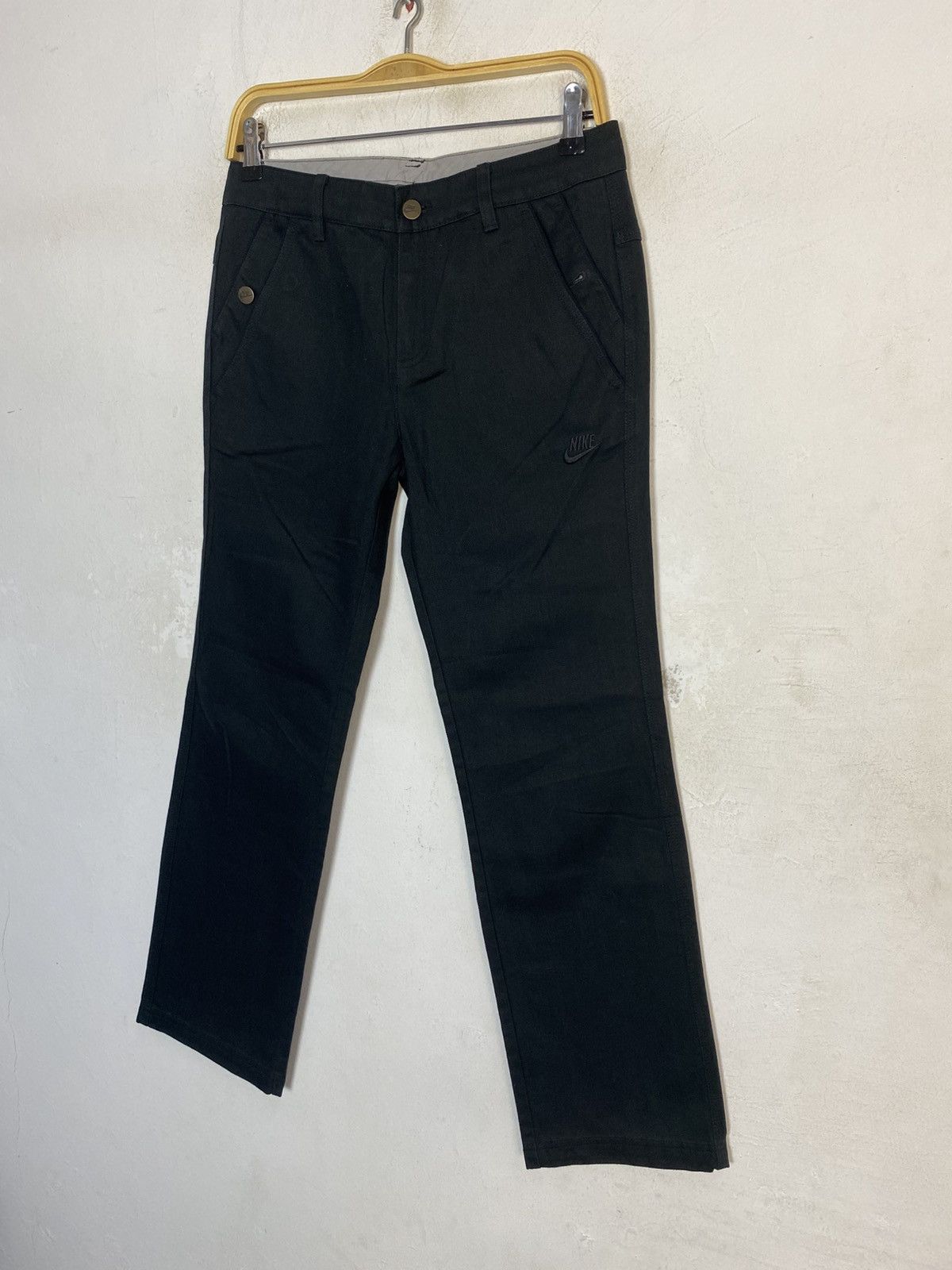 Nike Nike Sportswear Black Denim Jeans Straight Waist Size 31 Size US 31 - 4 Thumbnail