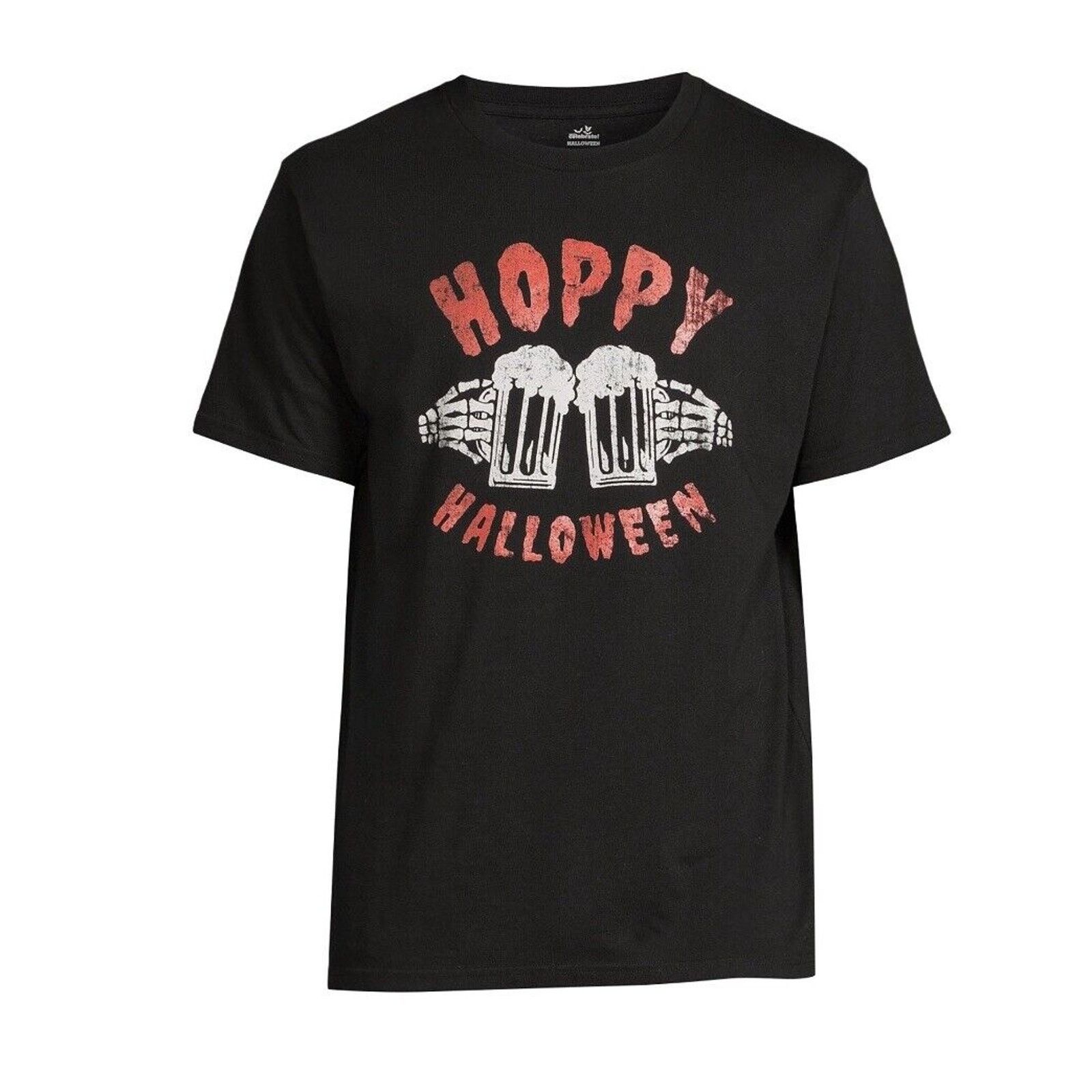Other Way to Celebrate Men's Hoppy Halloween Graphic T-shirt Black Size US M / EU 48-50 / 2 - 4 Thumbnail