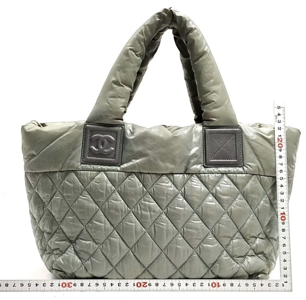 Chanel Cocoon Nylon Green Tote Size ONE SIZE - 2 Thumbnail