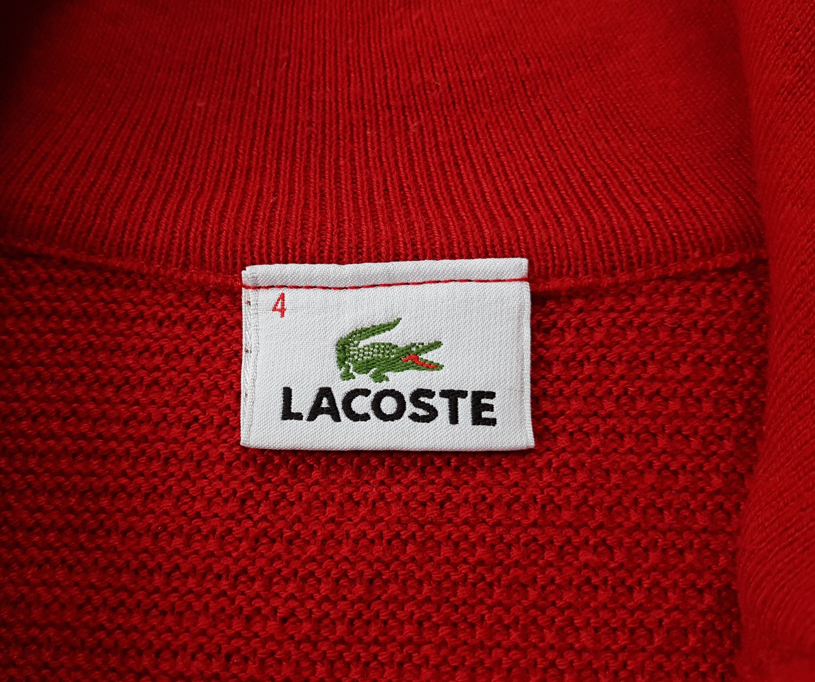 Lacoste Vintage Lacoste Cotton Sweater Quarter Zip y2k Size US M / EU 48-50 / 2 - 6 Thumbnail