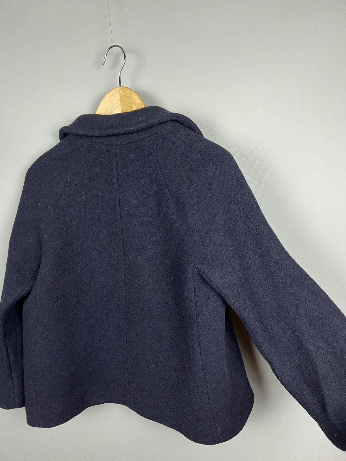 Max Mara Weekend Max Mara women's cropped coat 3/4 sleeve natural fur Size M / US 6-8 / IT 42-44 - 10 Thumbnail