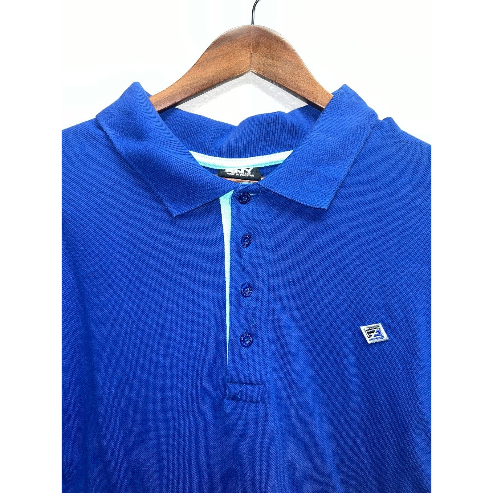 Enyce Y2K Enyce Blue Polo Shirt Diddy Combs Company 2000s XL Size US XL / EU 56 / 4 - 2 Thumbnail