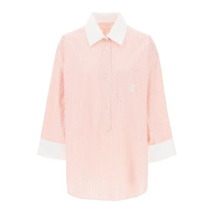 image of By Malene Birger O1S22I1N0424 Tunic Style Shirt In Pink, Women's (Size XS)