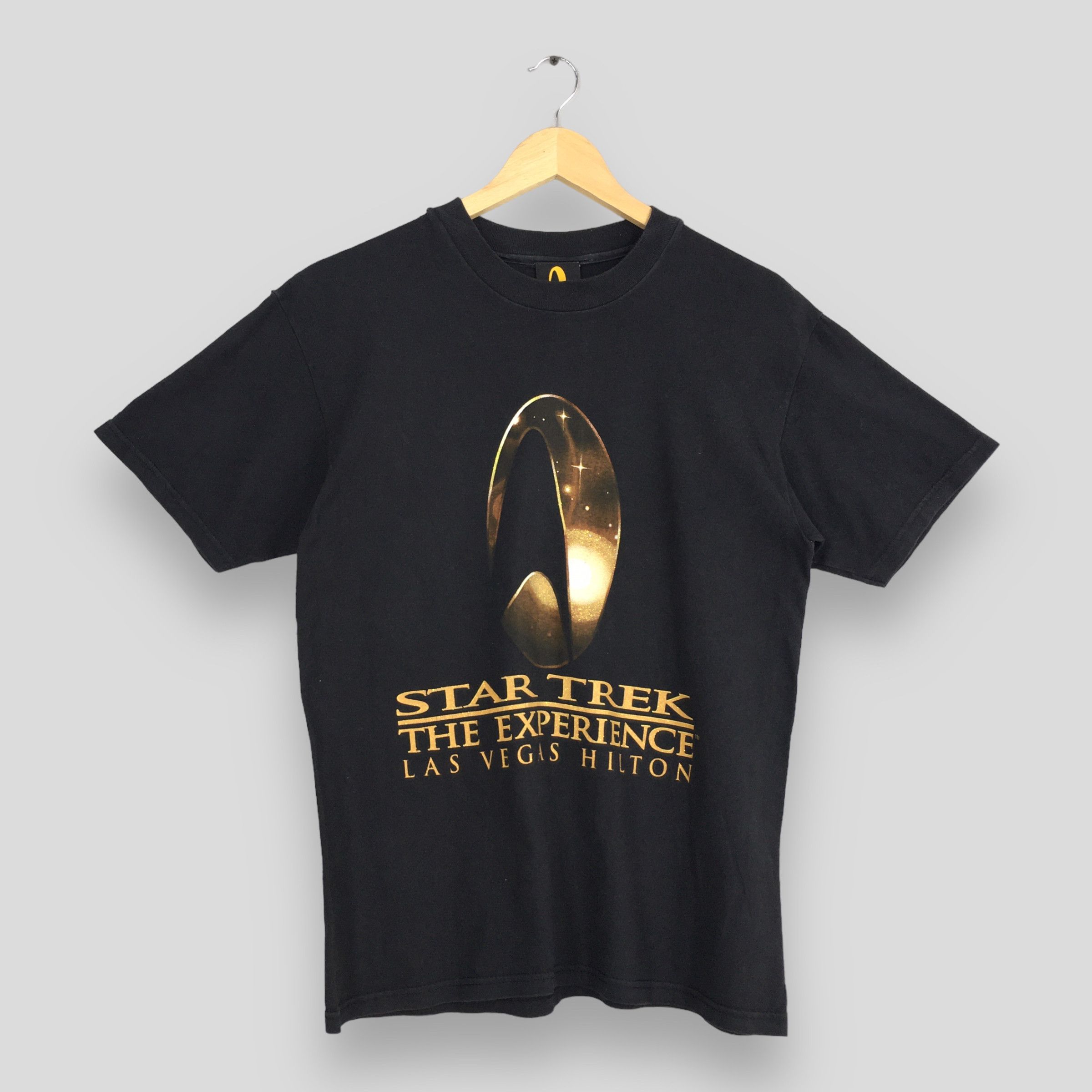 Vintage Vintage 90's Star Trek Movies Sci Fi Black T shirt Medium Size US M / EU 48-50 / 2 - 1 Thumbnail