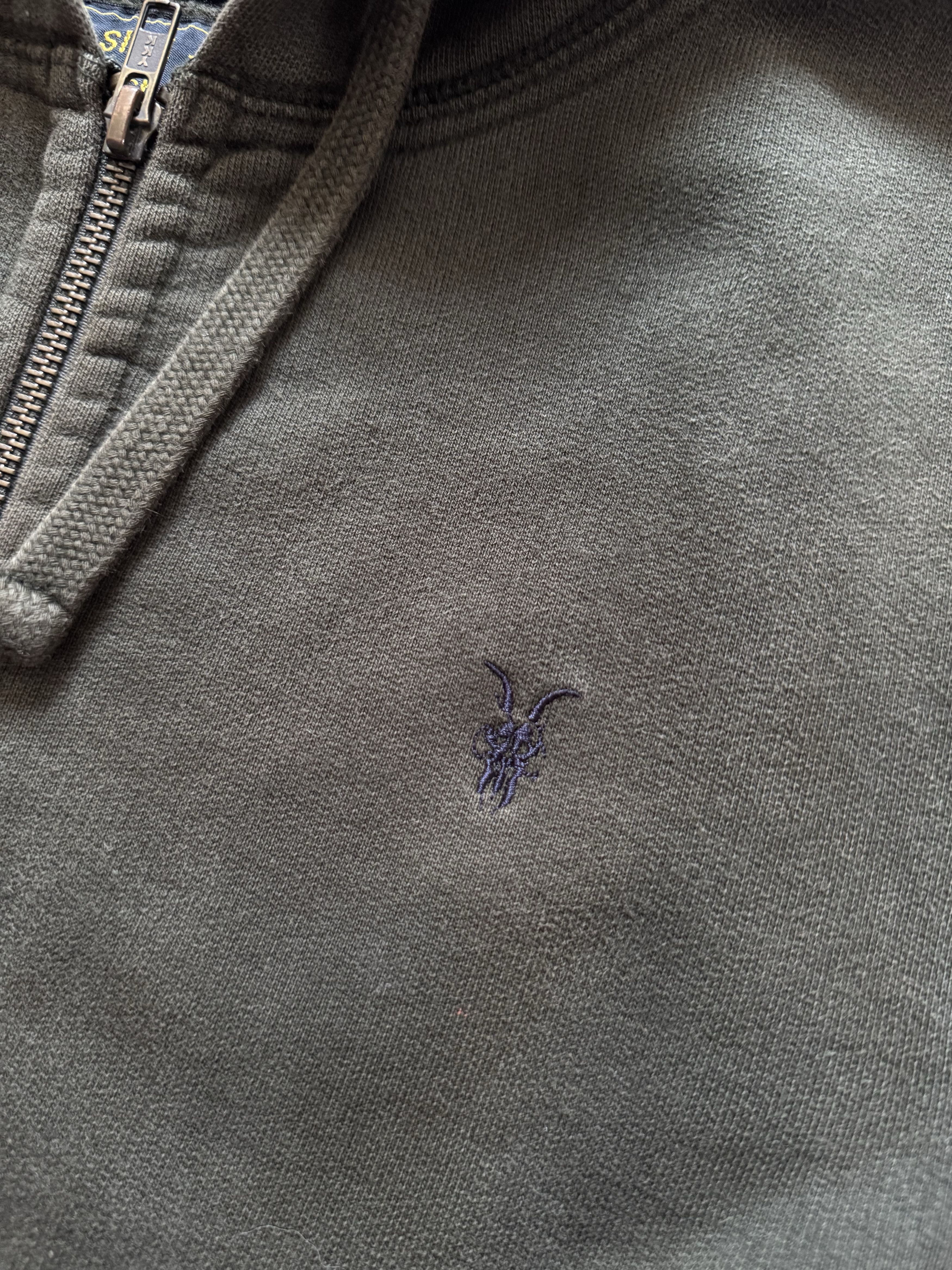 Allsaints Allsaints Spitalfields Heavy Zip Hoodie Faded Khaki Size US M / EU 48-50 / 2 - 8 Thumbnail