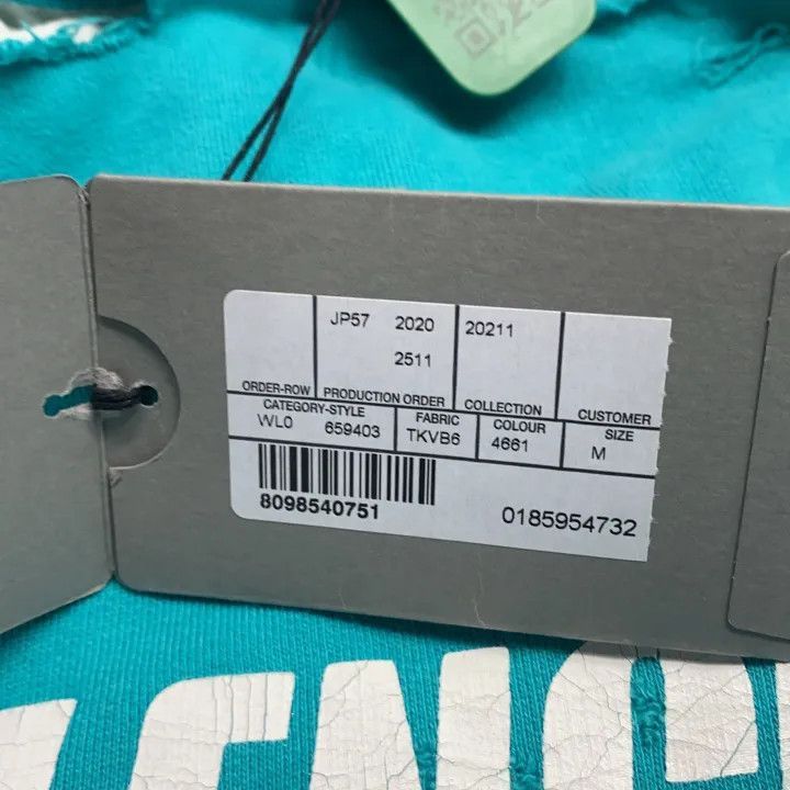 Balenciaga Balenciaga Distressed Logo Hoodie in Light Blue 0079-2507 Size US M / EU 48-50 / 2 - 4 Thumbnail