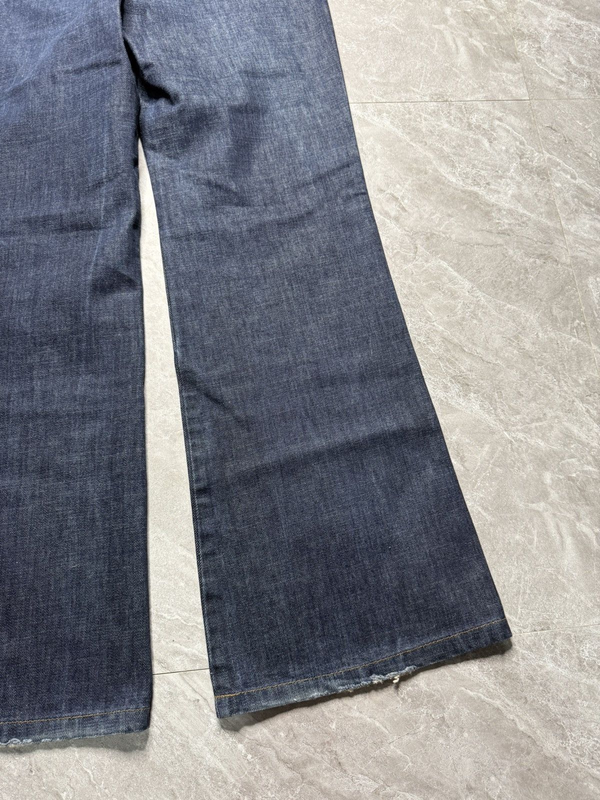 Prada Archival Prada Indigo Boot Cut Jeans Size US 34 / EU 50 - 6 Thumbnail