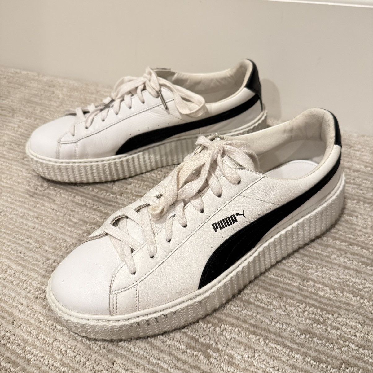 Fenty × Puma Rihanna Fenty x Puma Men’s Creeper Sneakers White Size 11 Size US 11 / EU 44 - 3 Thumbnail