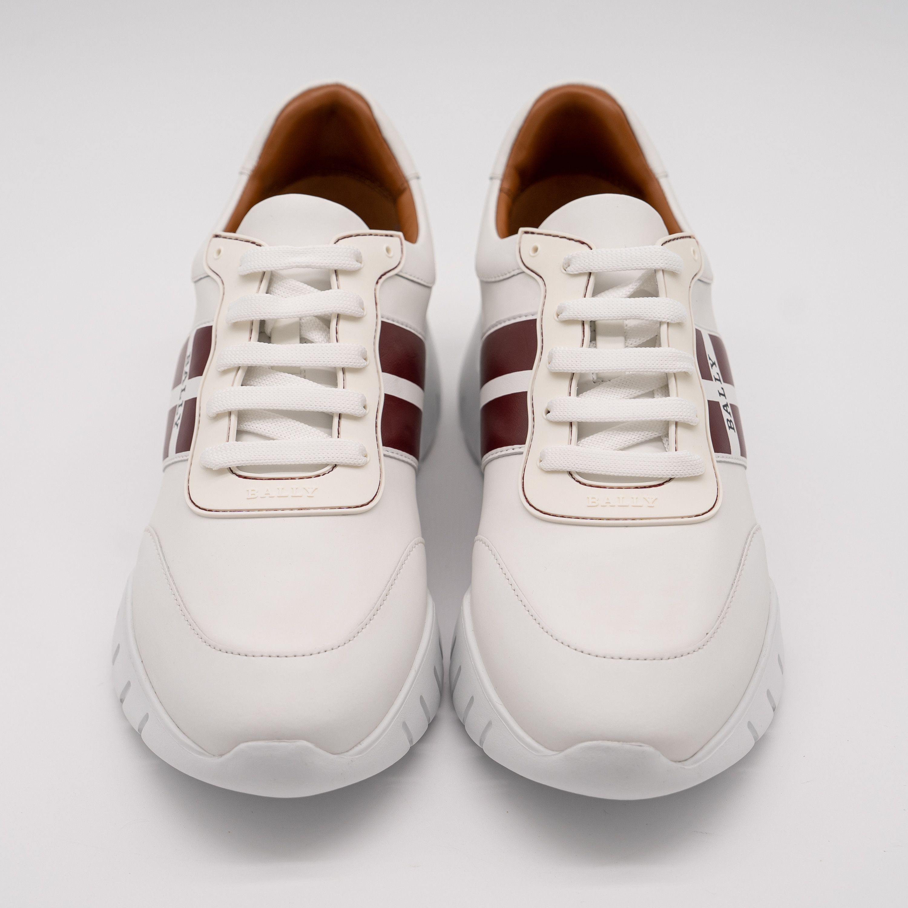 Bally 13 Bally Bronnye White Red Sneakers Leather Size US 13 / EU 46 - 3 Thumbnail