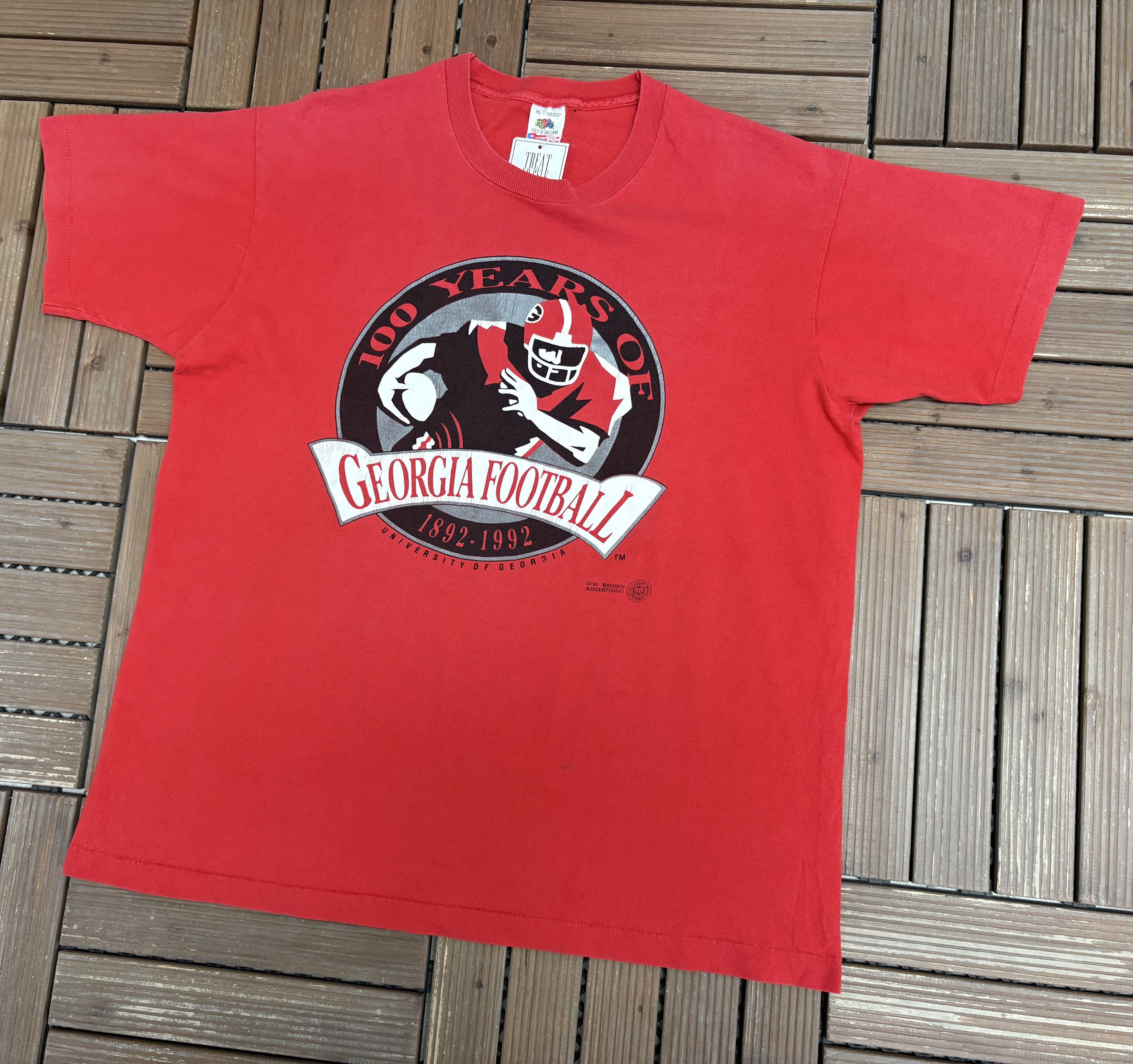 Vintage Georgia Bulldogs 100 Year Anniversary Vintage T-Shirt Tee Size US XXL / EU 58 / 5 - 4 Thumbnail