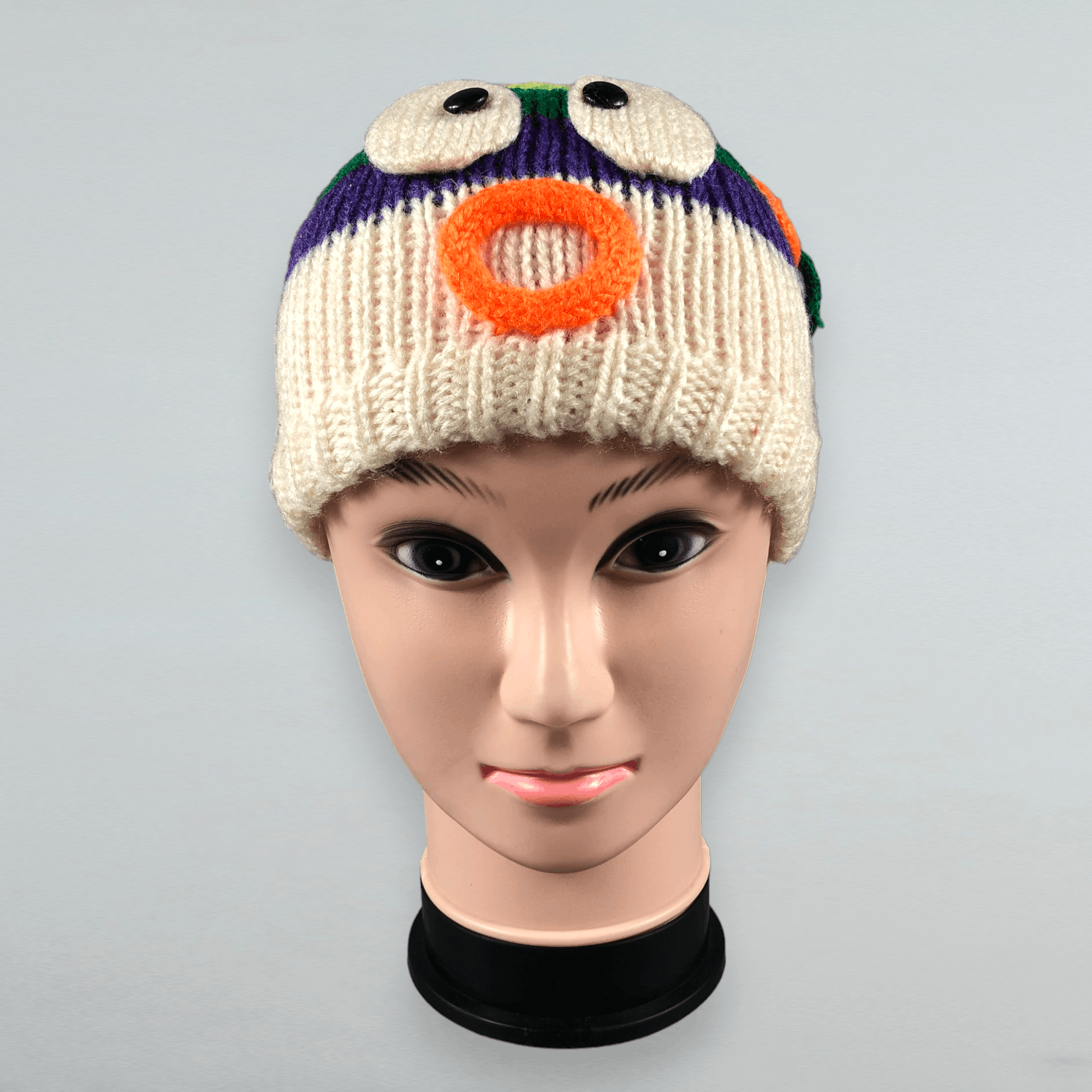 Japanese Brand Kawaii Eyes Hat Ear Beanie Size ONE SIZE - 1 Thumbnail