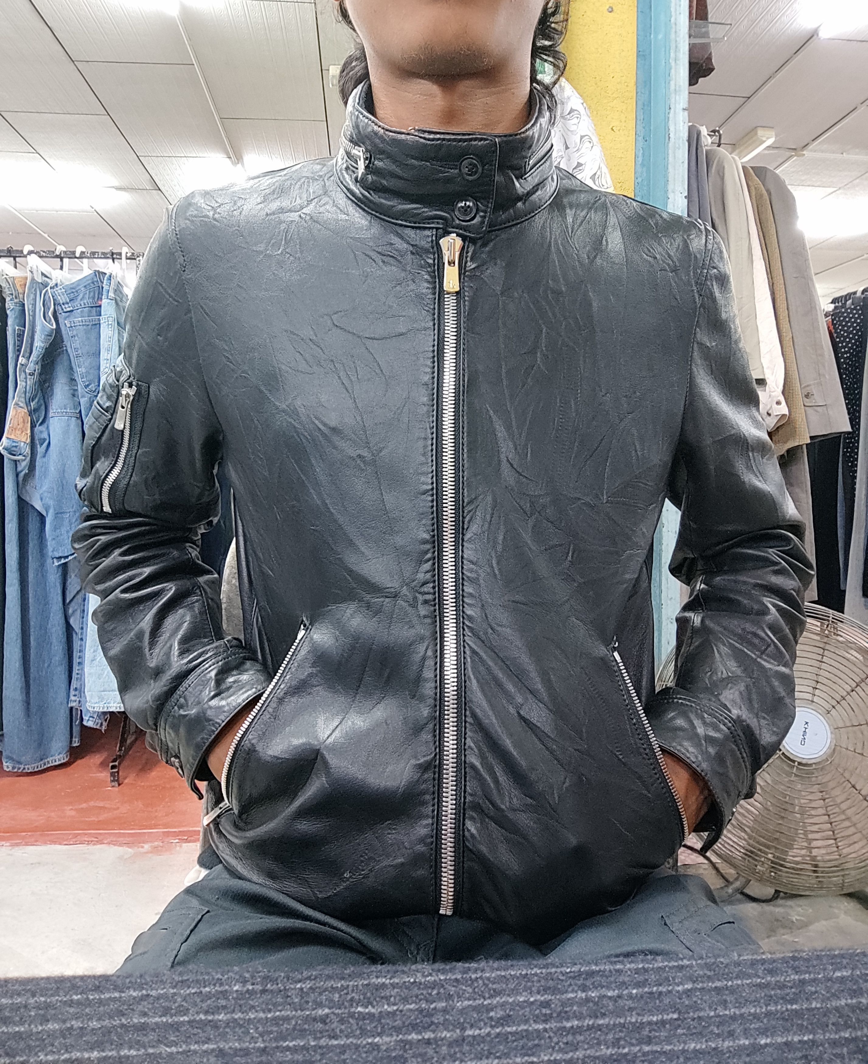 junhashimoto leather jacket y2k grunge