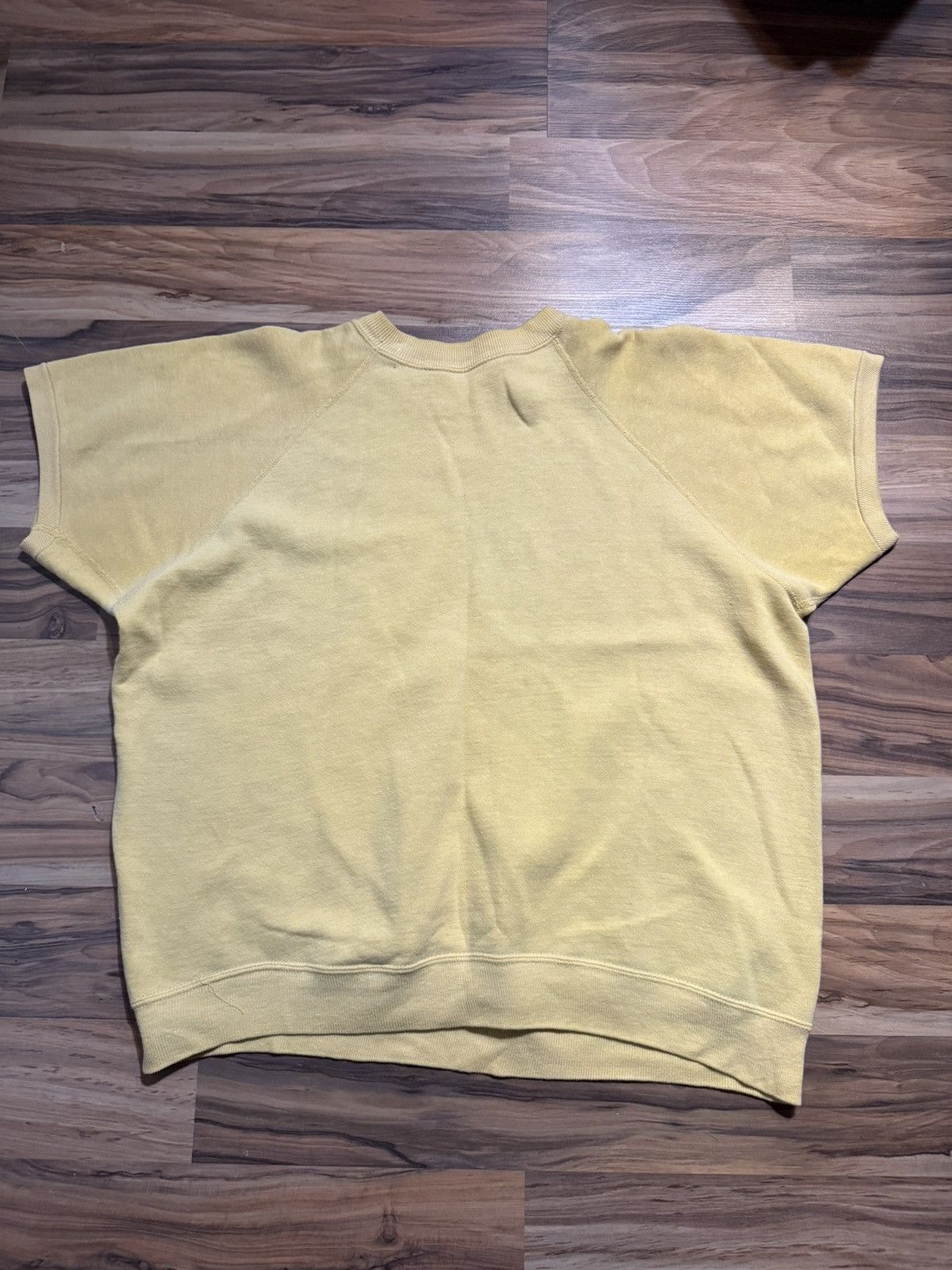 Vintage True vintage faded yellow short sleeve sweat 60s / 70s vtg Size US M / EU 48-50 / 2 - 4 Thumbnail