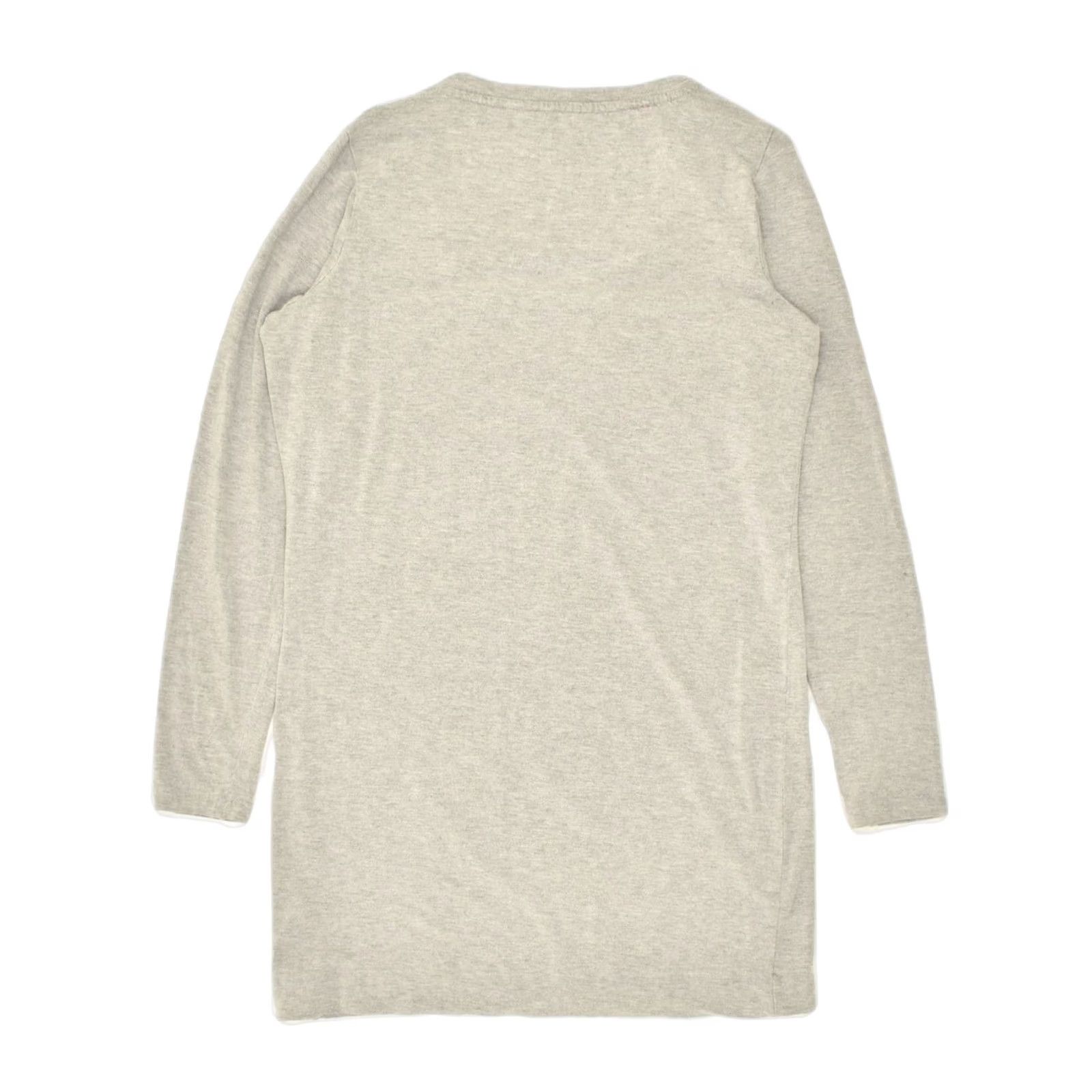 Vintage JOULES Womens Long Sleeve T-Shirt Dress UK 14 Large Grey Size XL / US 12-14 / IT 48-50 - 2 Thumbnail