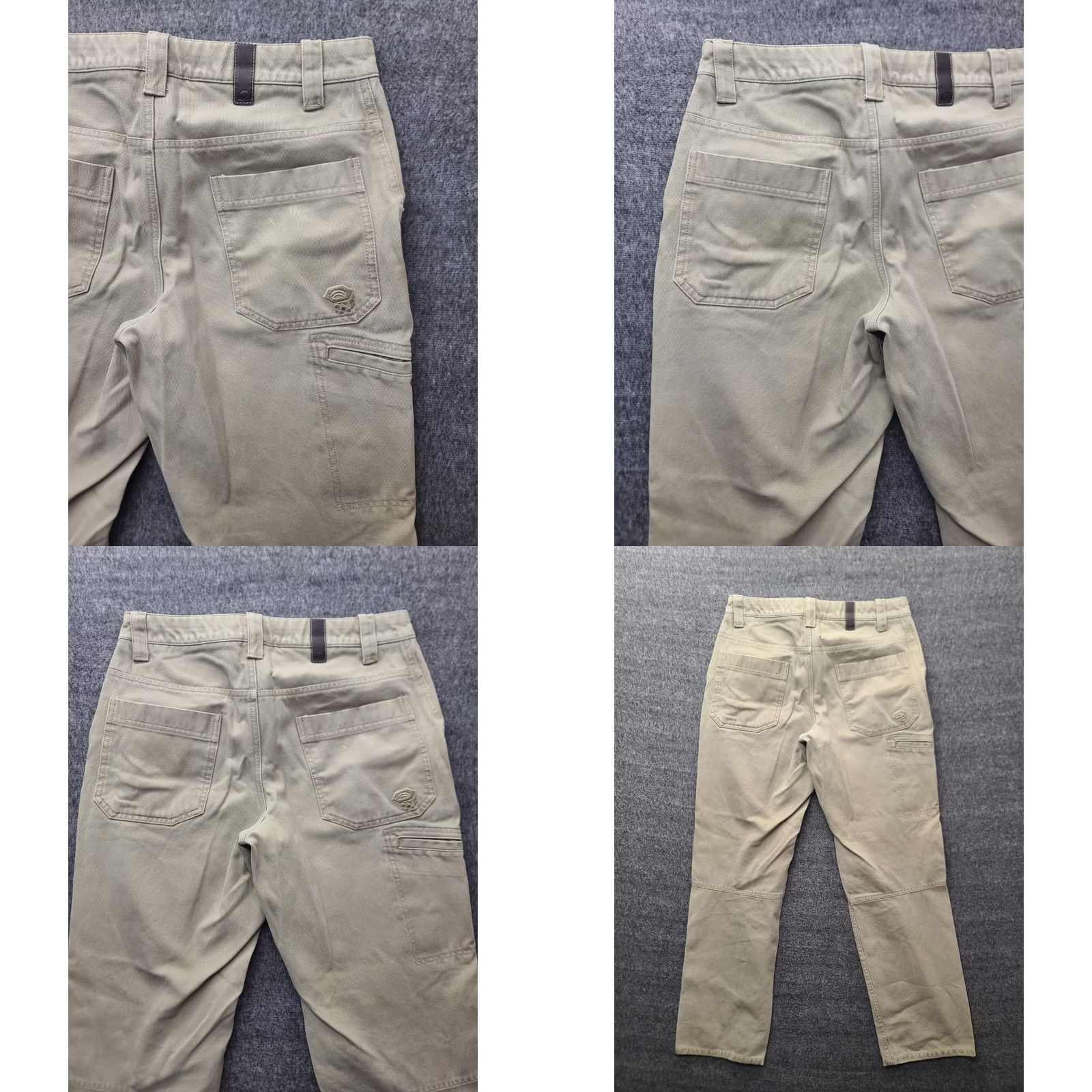 Mountain Hardwear Mountain Hardwear Jeans Mens 30x32 Regular Fit Straight Leg Canvas Workwear Beige Cotton Canvas 5-Pocket Inseam 32 Modern Straight Mens Jeans Size US 30 / EU 46 - 9 Thumbnail