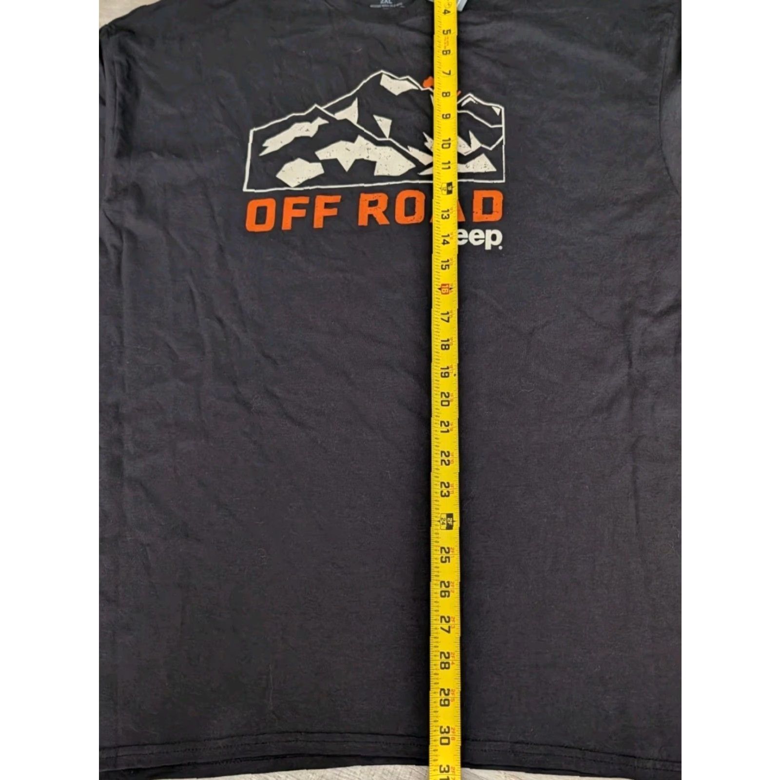 Jeep JEEP Off Road T-Shirt Men's 2XL Black Graphic Print Crew Neck Short Sleeve Cars Size US XXL / EU 58 / 5 - 6 Thumbnail