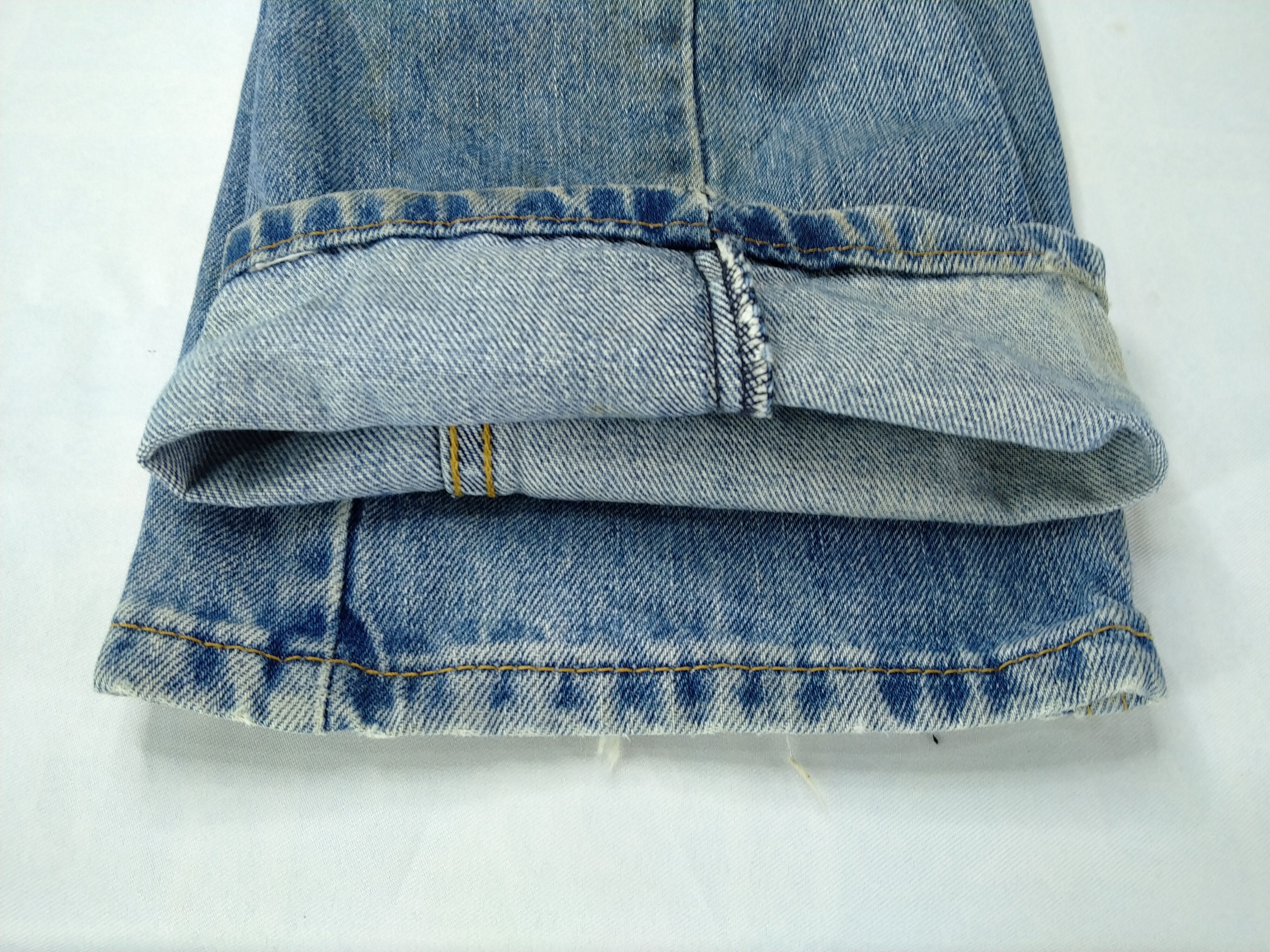 Levi's Dirty Blue Vintage Levi's 550 Straight Fit Denim 36x30 JN430 Size US 36 / EU 52 - 13 Thumbnail