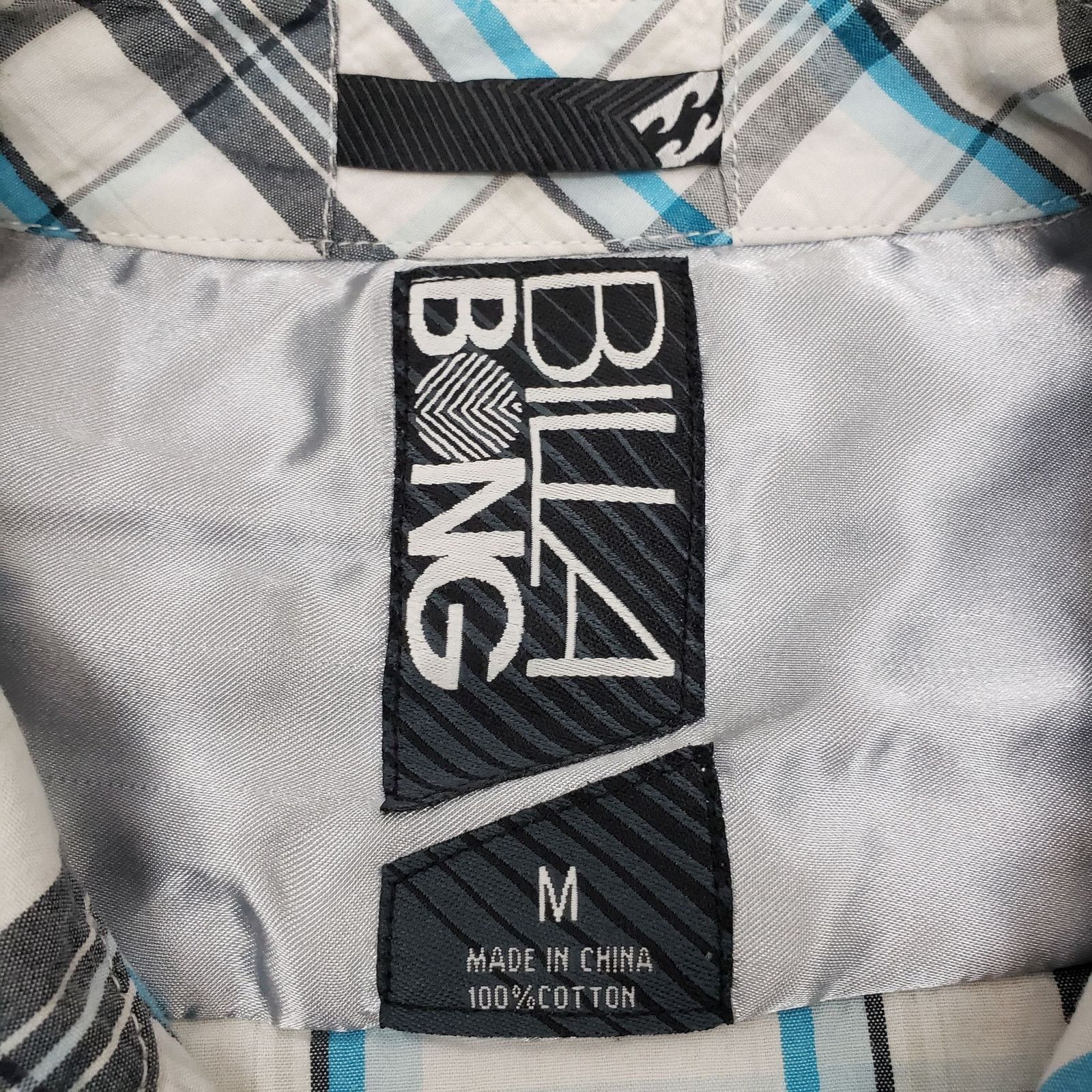 Billabong Billabong Shirt Embroidered Logo Short Sleeve Plaid Check Size US M / EU 48-50 / 2 - 10 Thumbnail