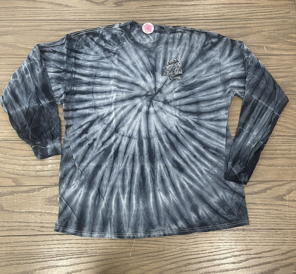 Anti Social Social Club × Designer ‼️ ASSC Anti Social Club Not Fair Tie Dye Long Sleeve XXL ‼️ Size US XXL / EU 58 / 5 - 4 Thumbnail