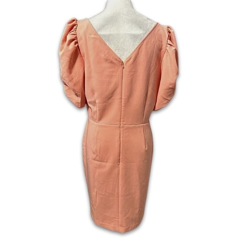 Other Chelsea 28 Sheath Dress V-Neck Stretchable L Pink Womens NWT Size L / US 10 / IT 46 - 4 Thumbnail