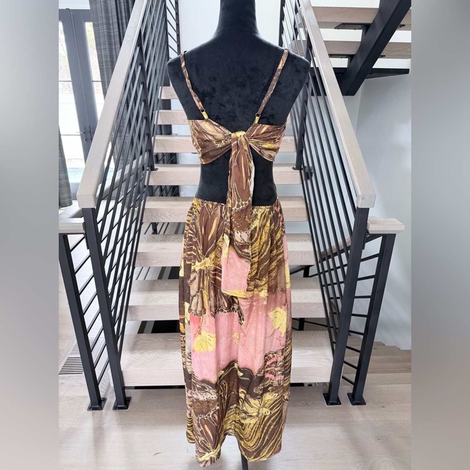Other New Y2K Vintage Maxi Vacation Summer Maxi Dress size S Size S / US 4 / IT 40 - 6 Thumbnail
