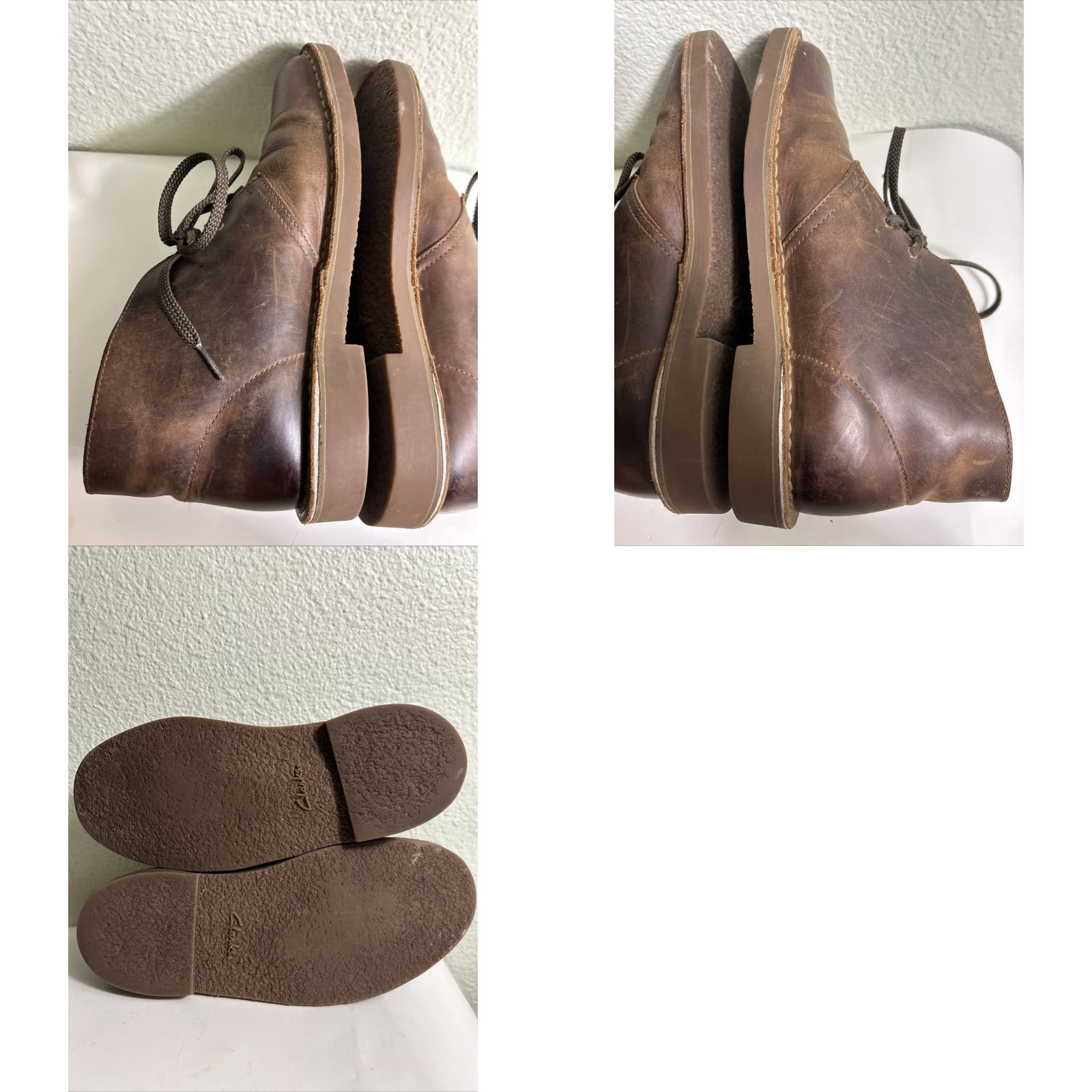 Clarks Clarks Bushacre 15522 Brown Leather Chukka Boots Men Size 7.5 M Size US 8 / EU 41 - 10 Thumbnail
