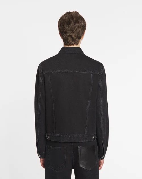 Lanvin o1h1sh11224 Regular Jacket Leather Detail in Black Size US S / EU 44-46 / 1 - 5 Thumbnail