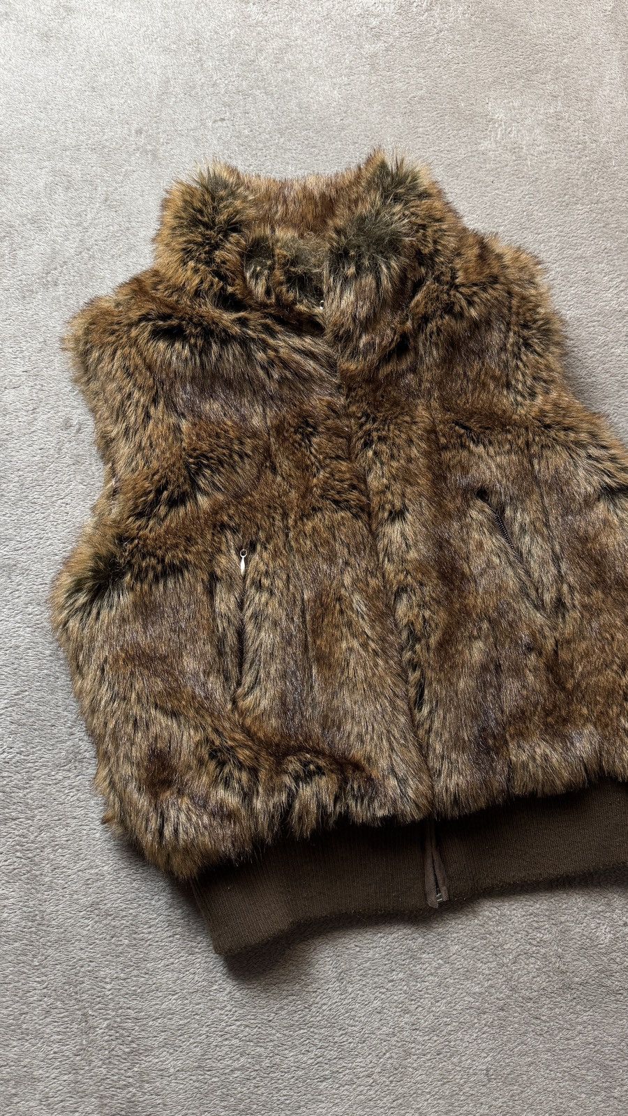 Japanese Brand Y2K Faux Fur Vest Jacket Goth Playboi Hysteric Glamour Vibe Size M / US 6-8 / IT 42-44 - 2 Thumbnail