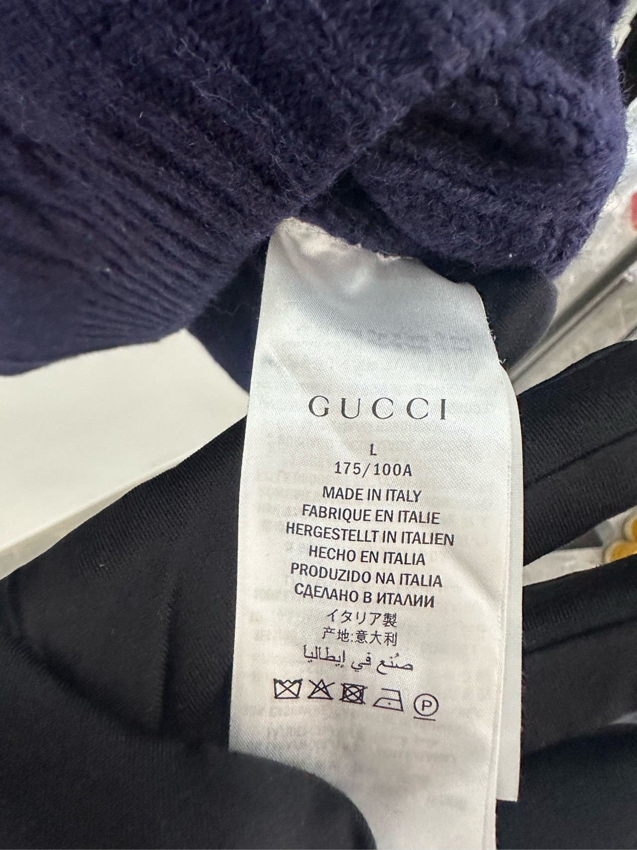 Gucci Gucci Men's round-neck logo wool sweater 2501-Nextarrow Size US L / EU 52-54 / 3 - 5 Thumbnail